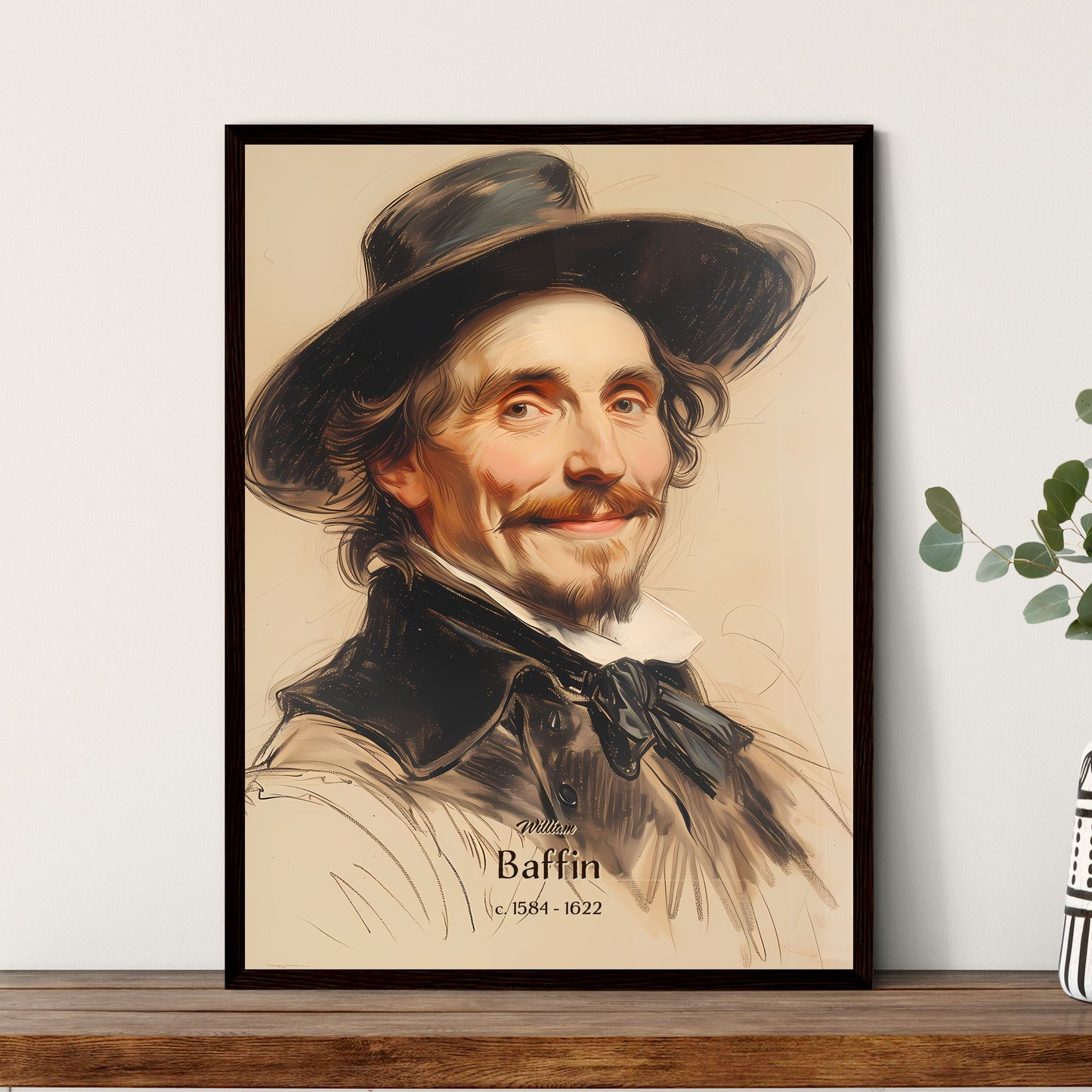 William - Framed Art Print