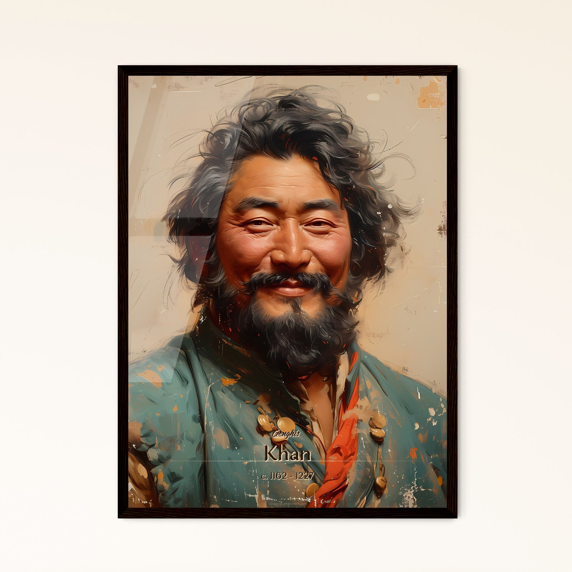 Genghis Framed Print