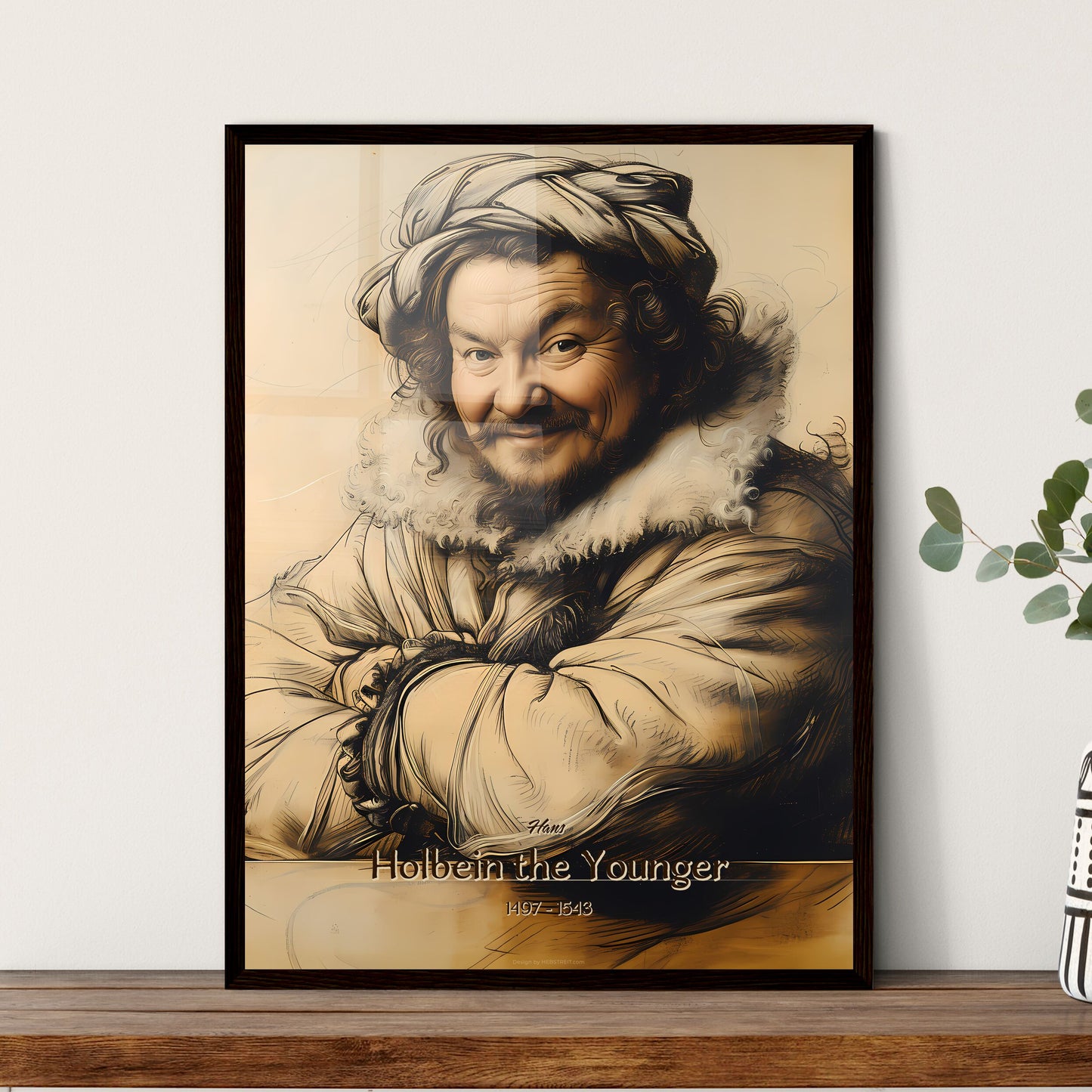 Hans - Framed Art Print