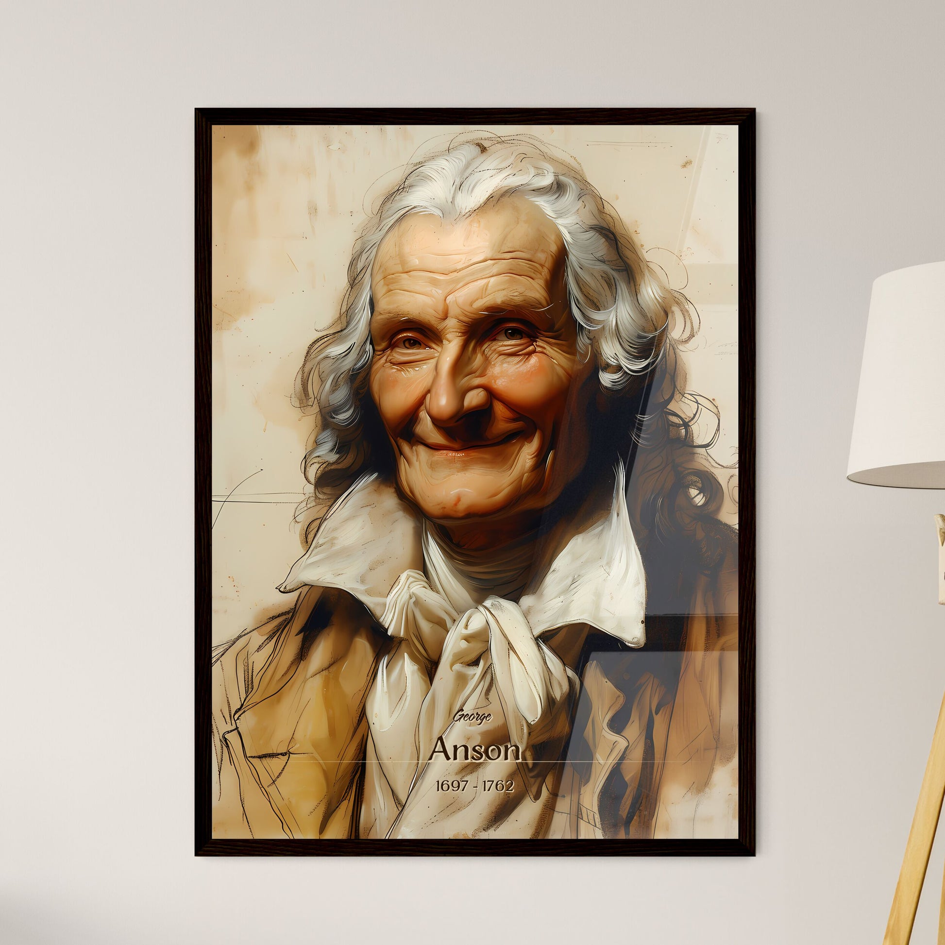 George - Framed Art Print