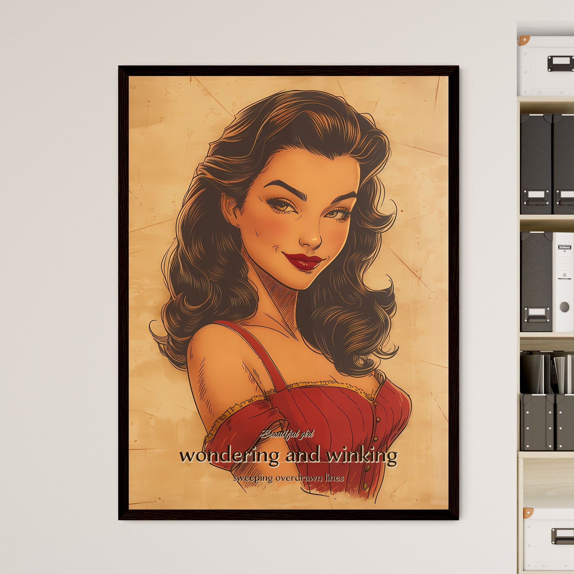 Beautiful girl - Framed Art Print