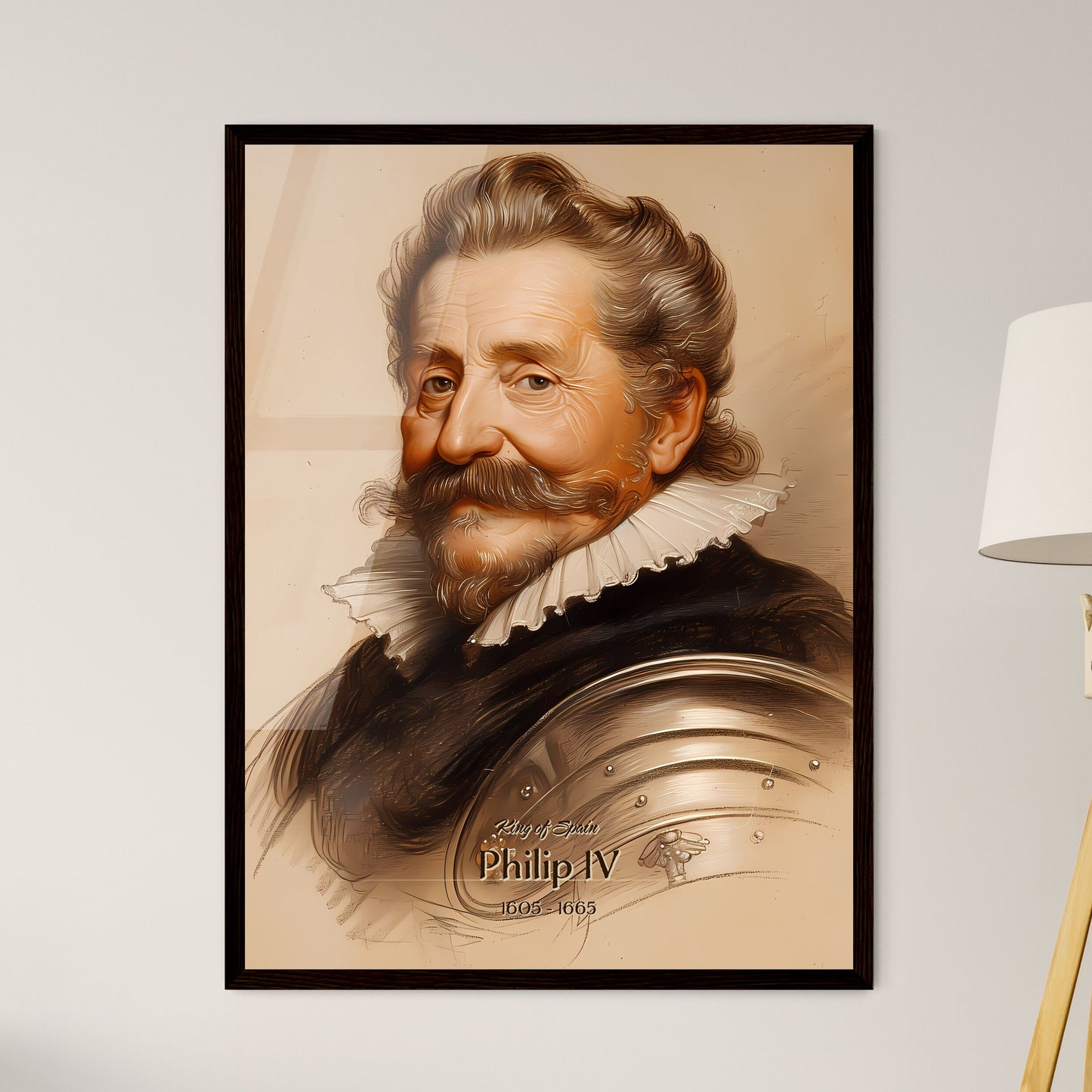 King of Spain - Framed Art Print