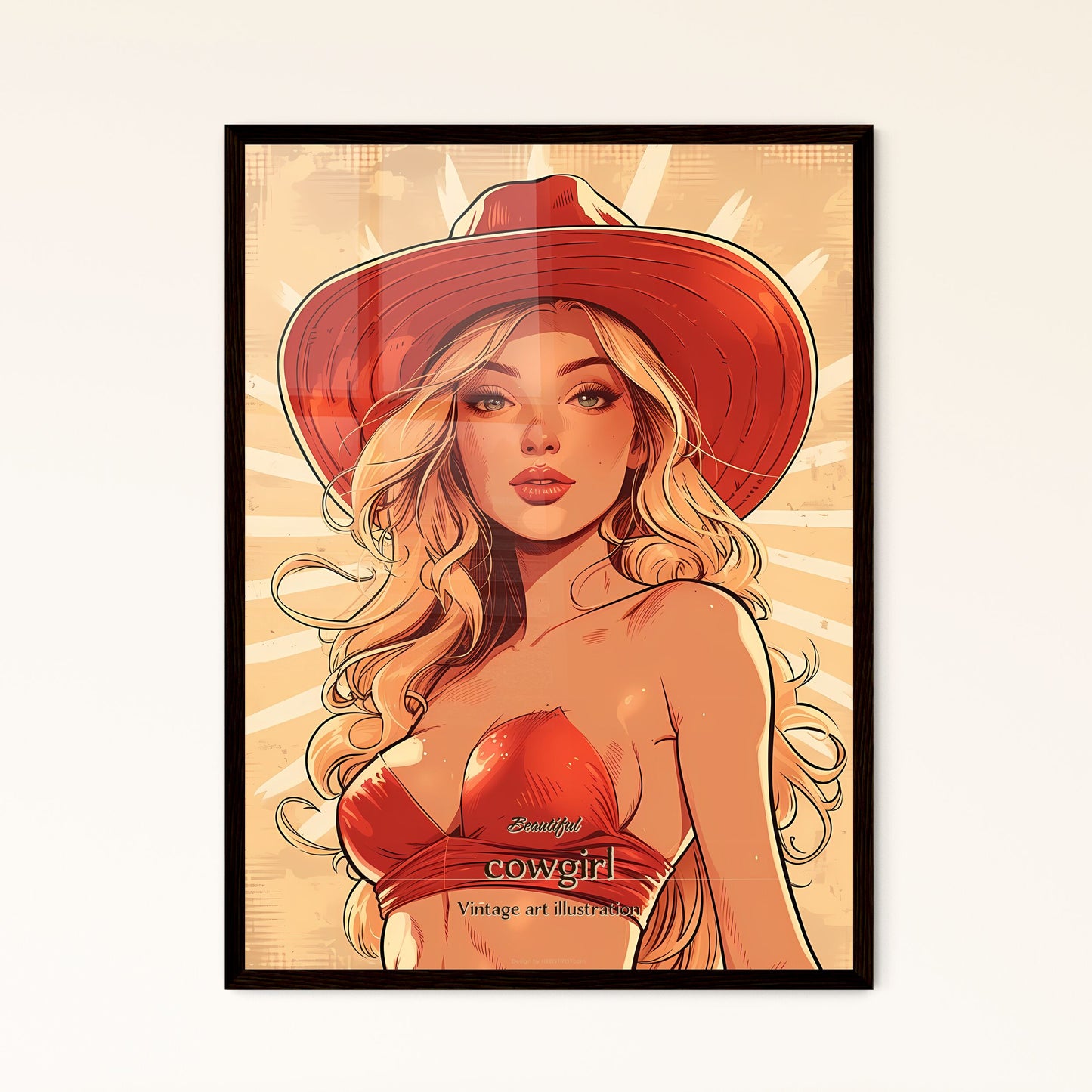 Beautiful  - Framed Art Print