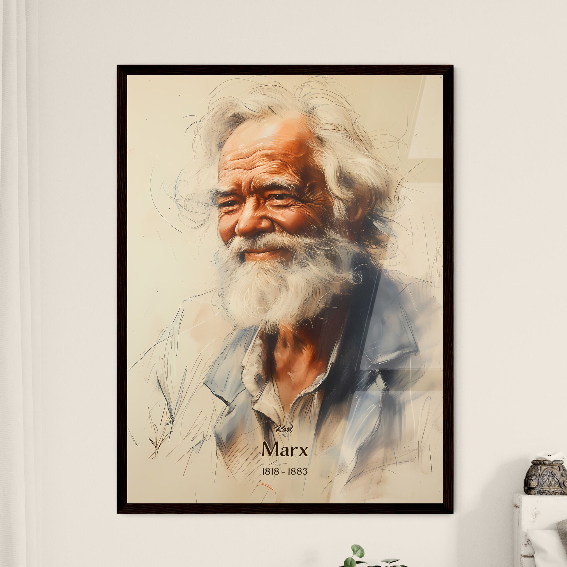 Karl Framed Print