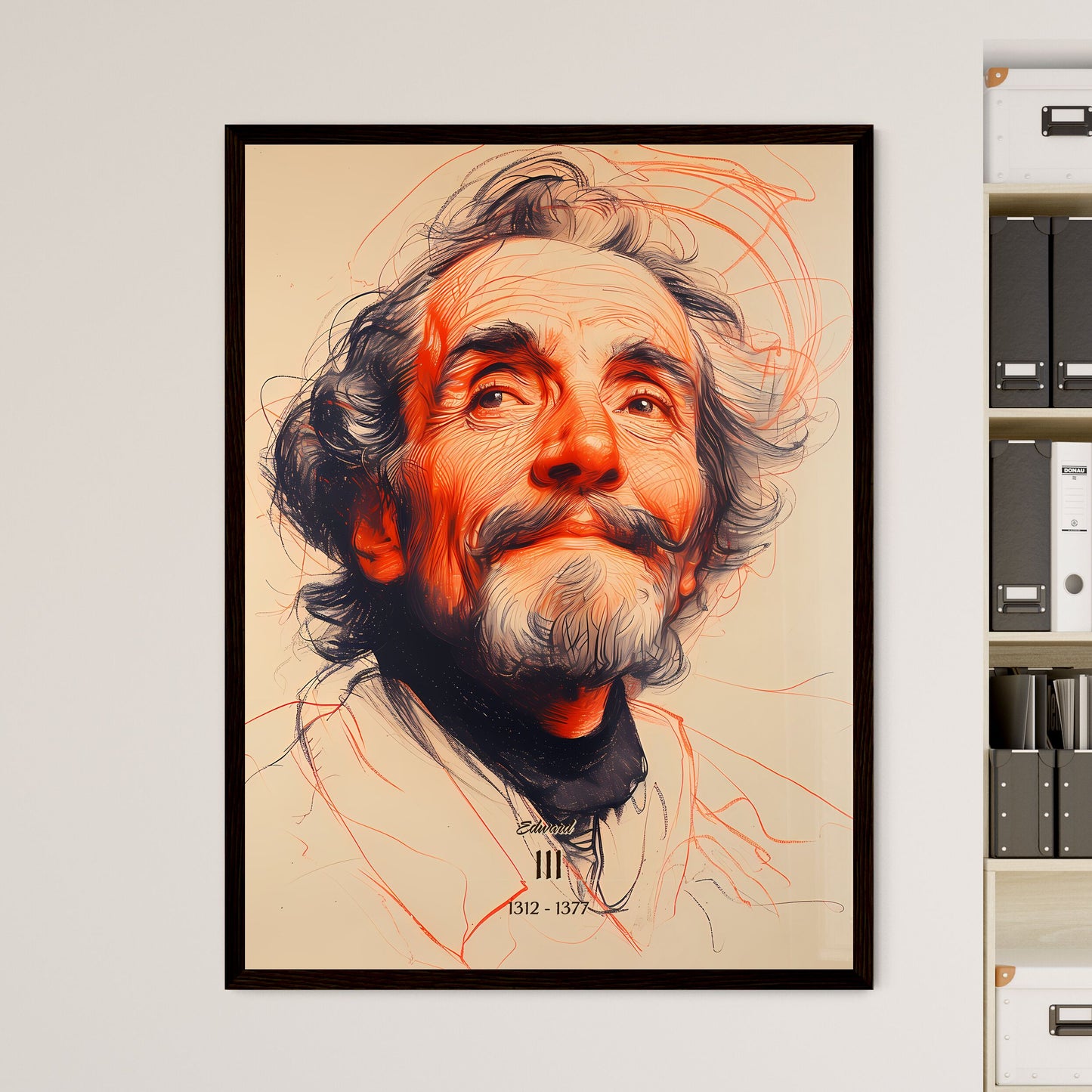Edward - Framed Art Print