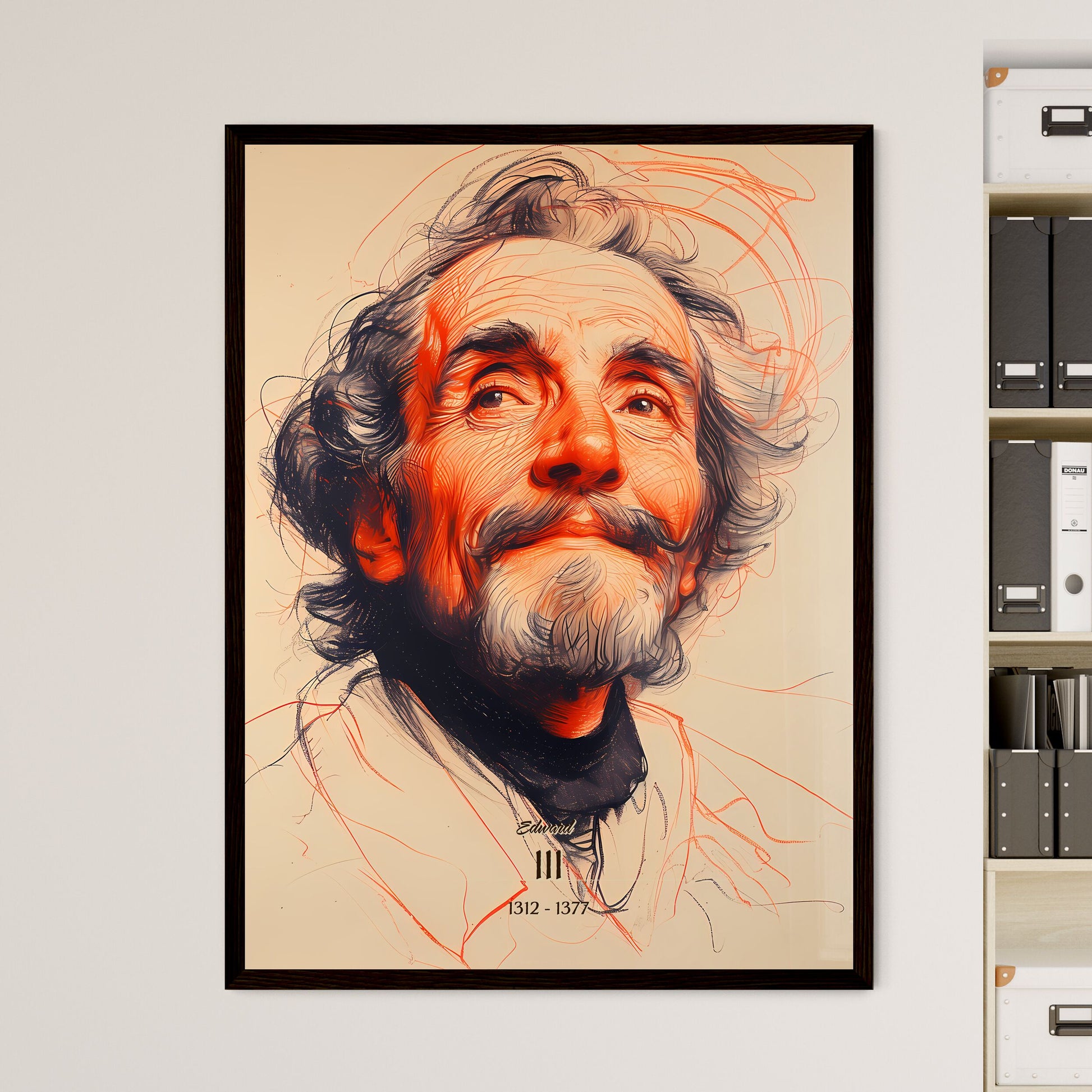 Edward - Framed Art Print