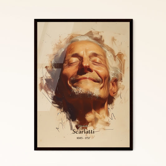 Domenico, Scarlatti, 1685 - 1757, A Poster of a painting of a man_s face Default Title