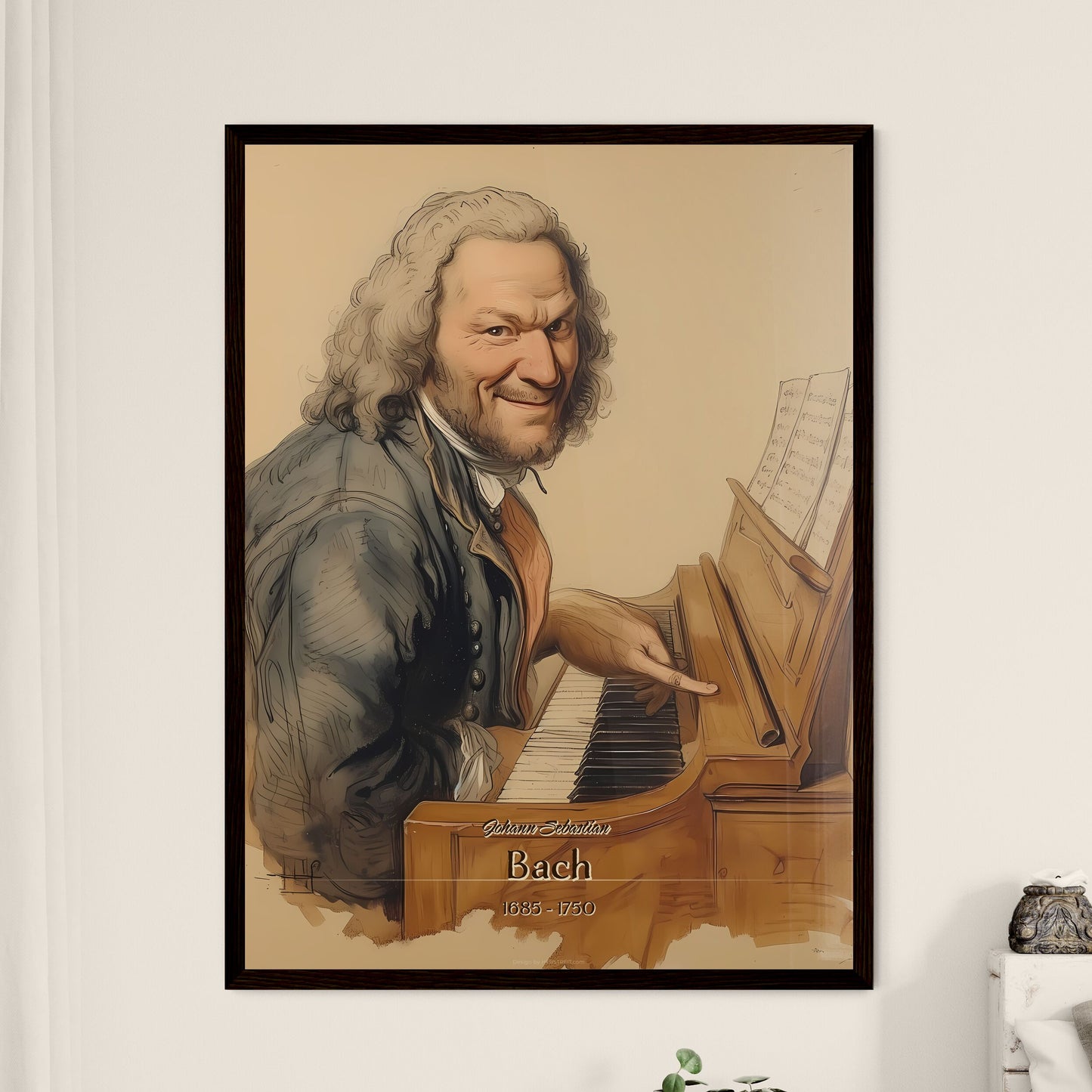 Johann Sebastian - Framed Art Print