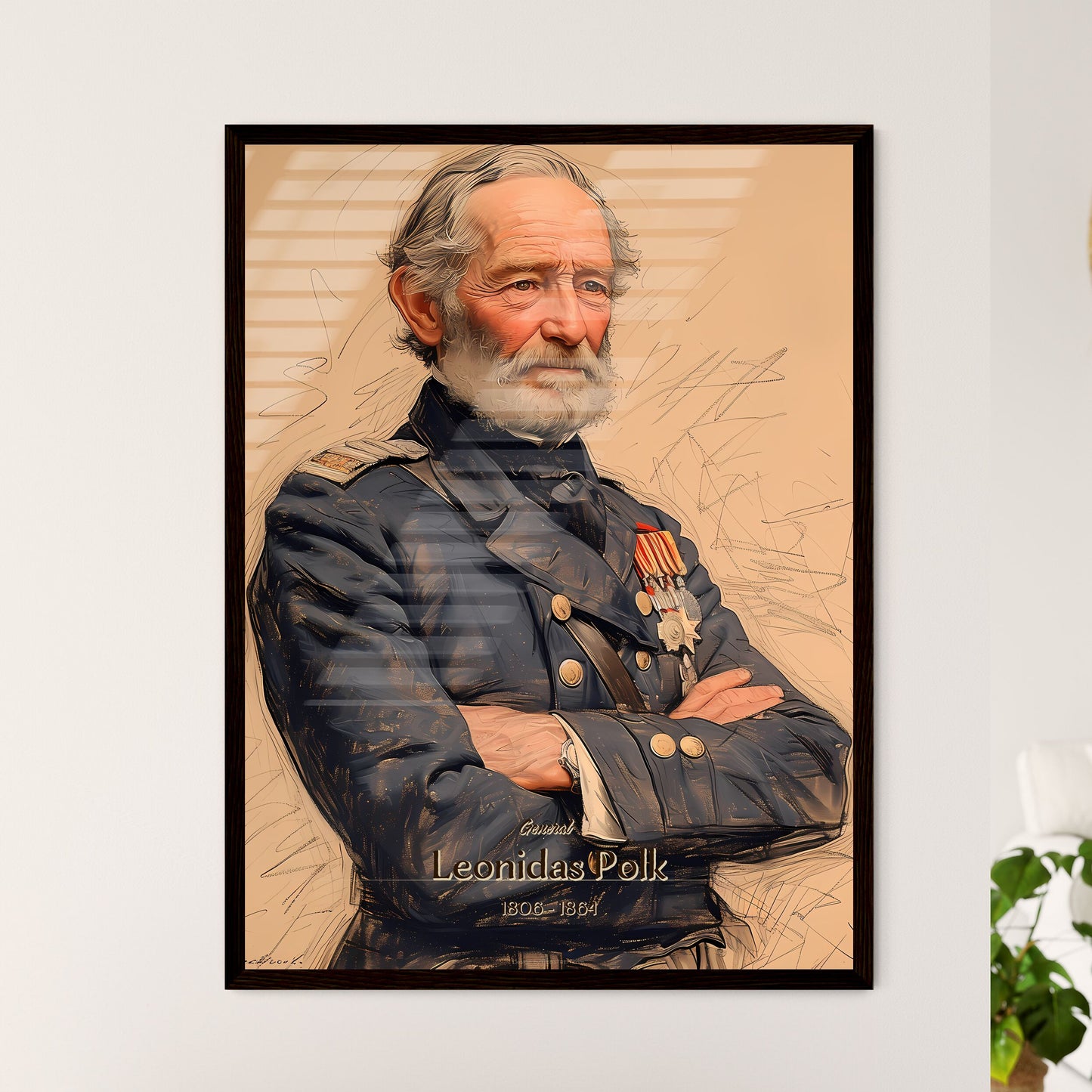 General Framed Print