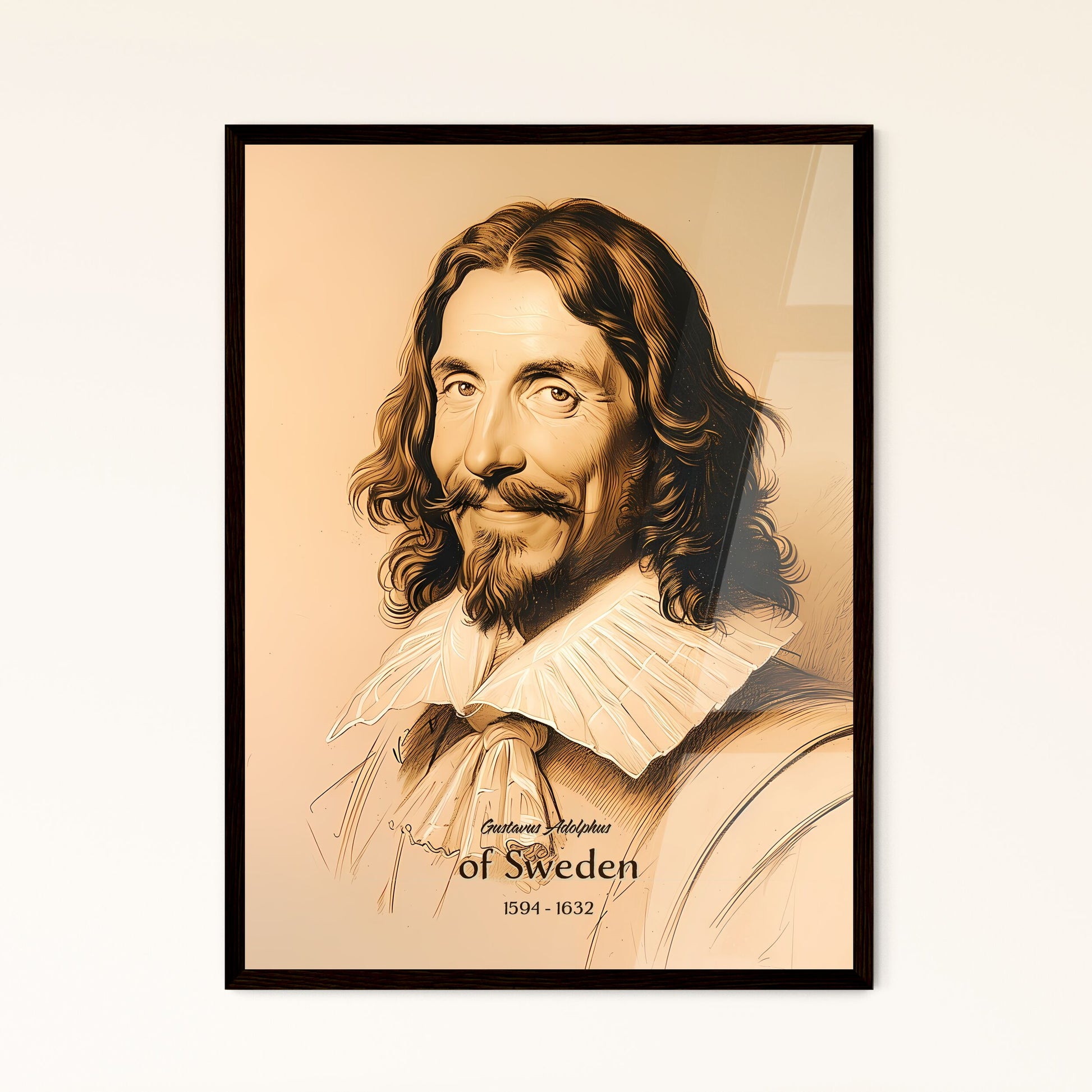 Gustavus Adolphus - Framed Art Print