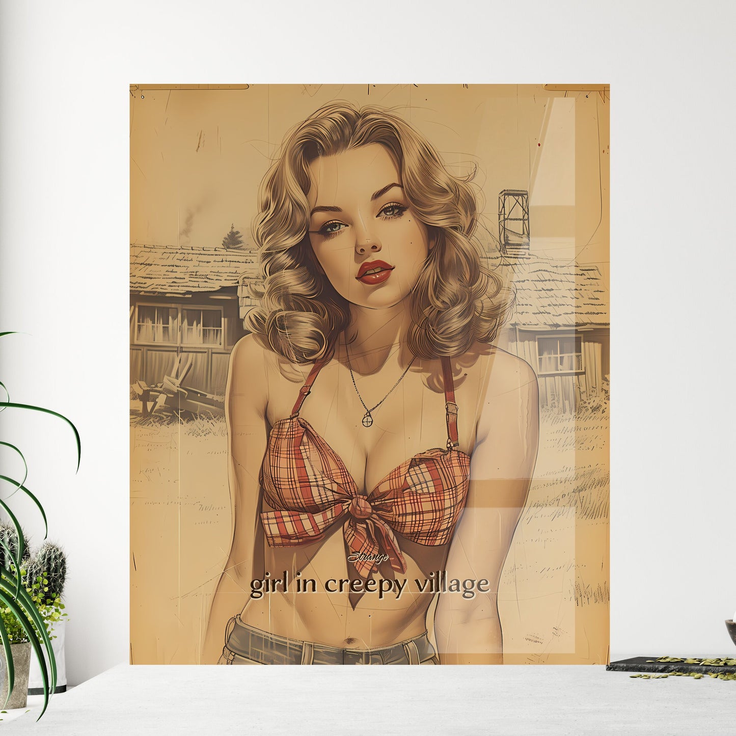 Strange - Framed Art Print