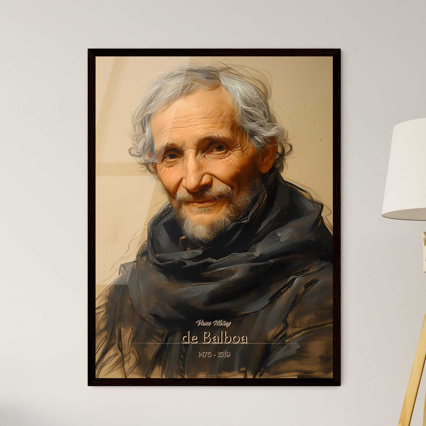 Vasco Núñez Framed Print