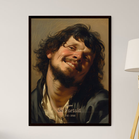 Gaspar, de Portolá , 1716 - 1786, A Poster of a man with long hair smiling Default Title