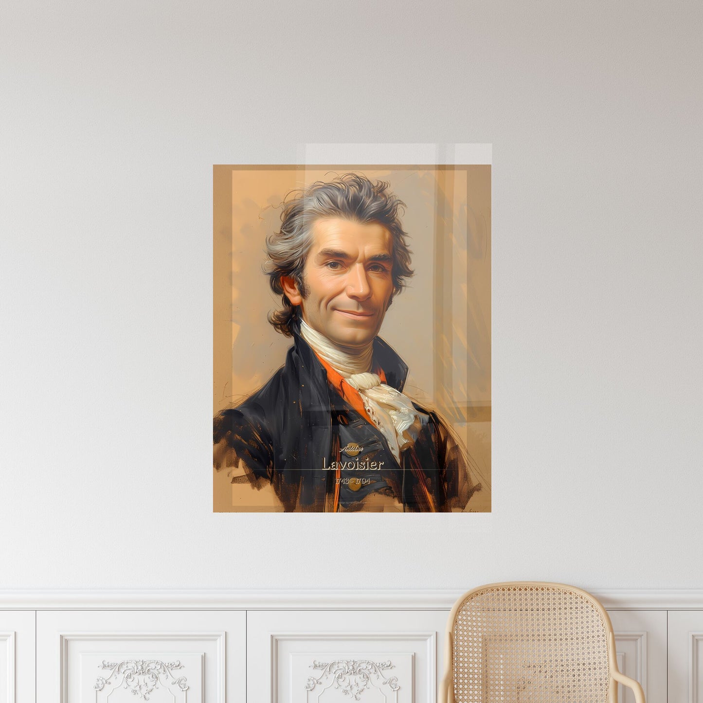 Antoine, Lavoisier, 1743 - 1794, A Poster of a man in a garment Default Title