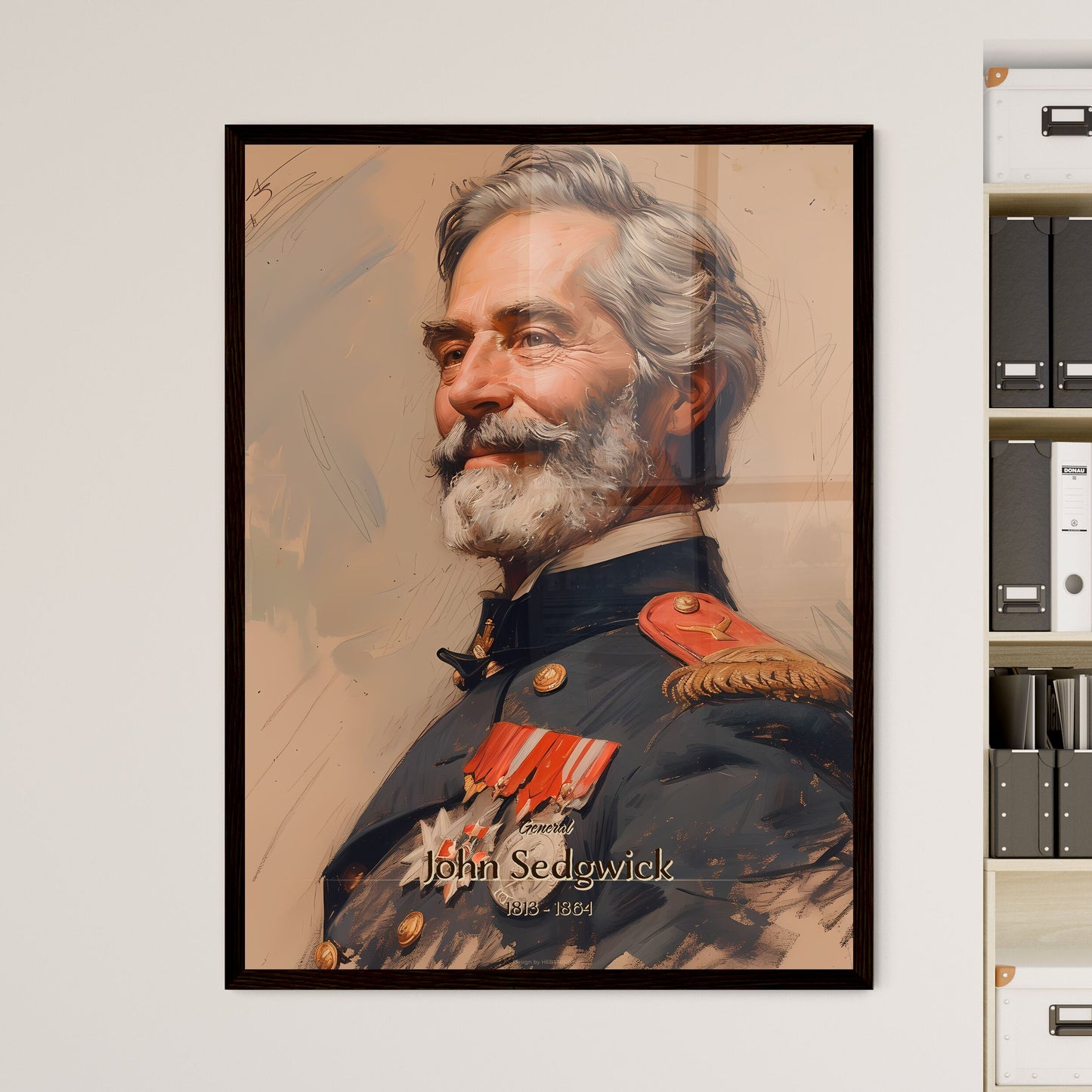 General - Framed Art Print