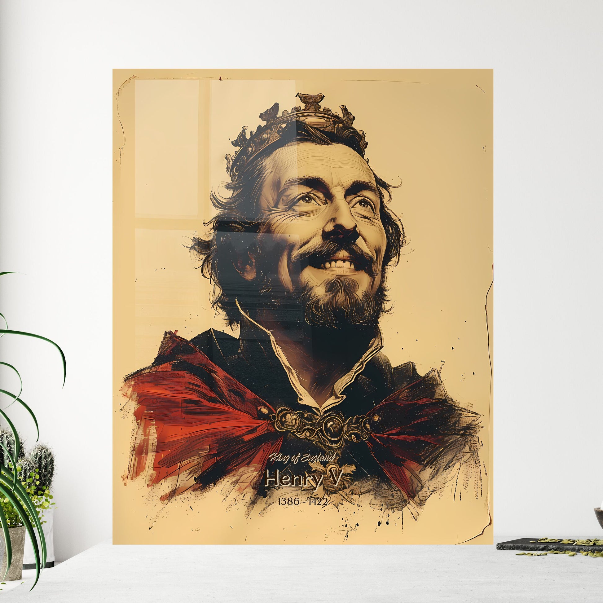 King of England - Framed Art Print