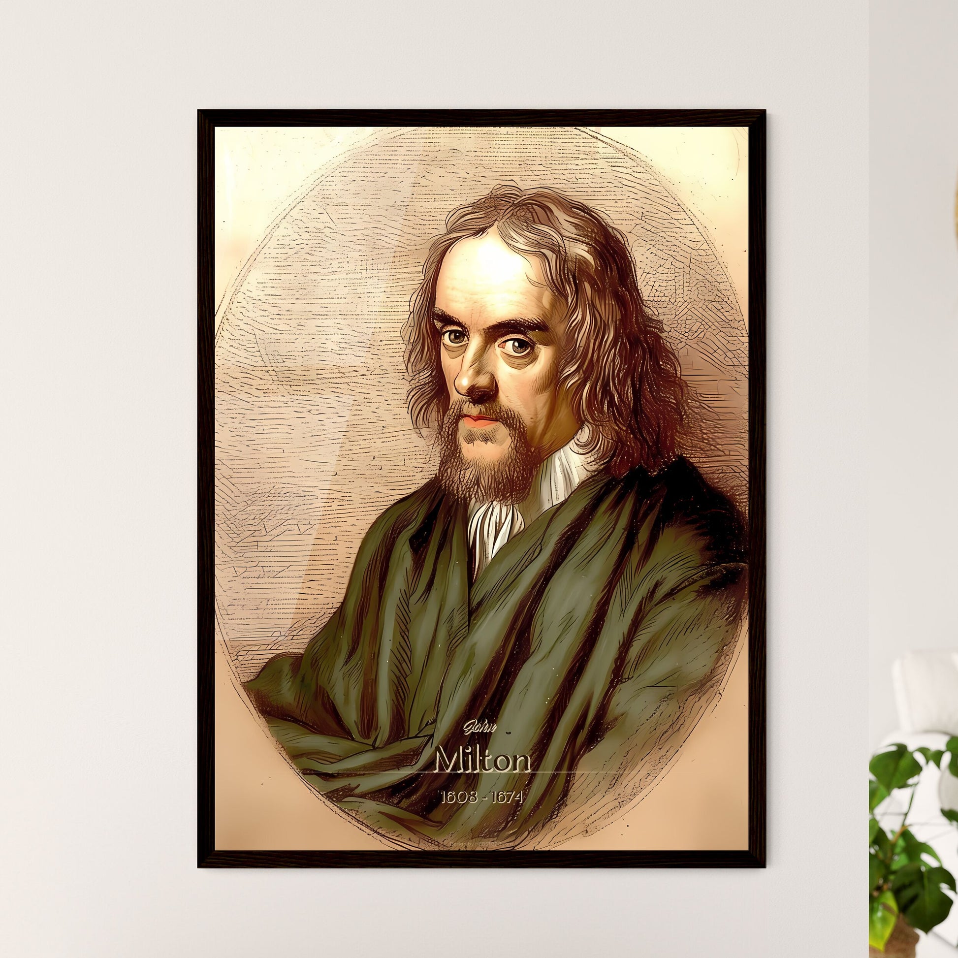 John - Framed Art Print