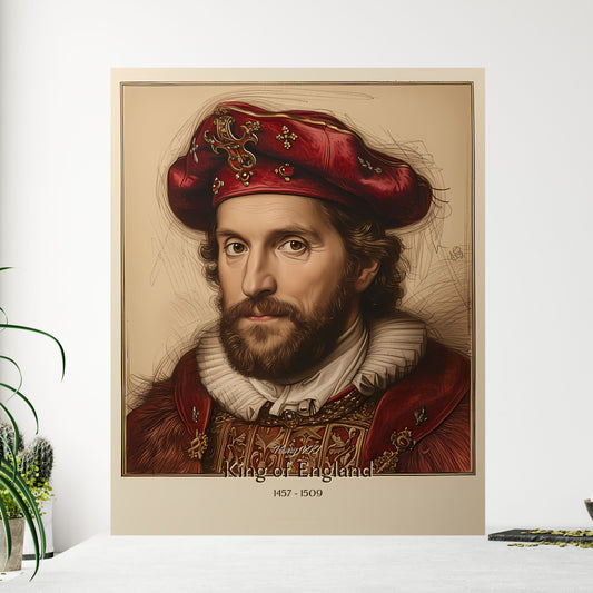 Henry VII - Framed Art Print