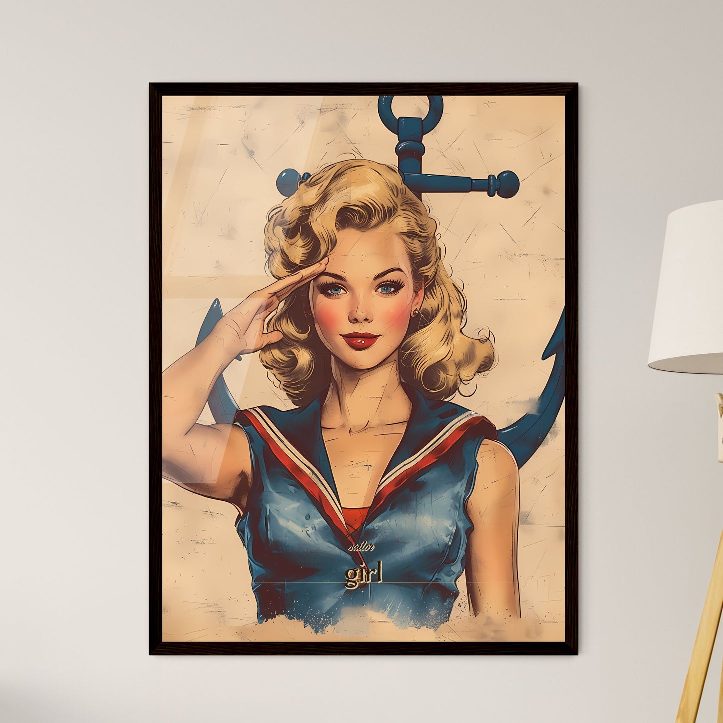 sailor - Framed Art Print