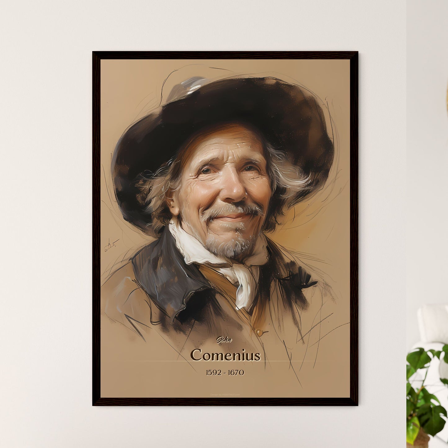 John - Framed Art Print