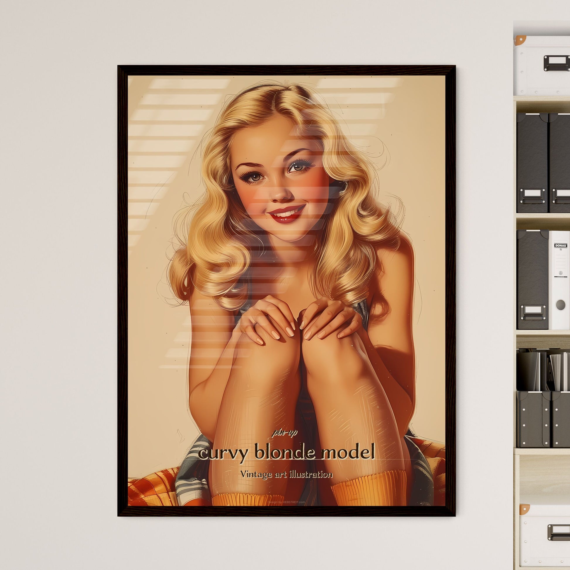 pin-up - Framed Art Print