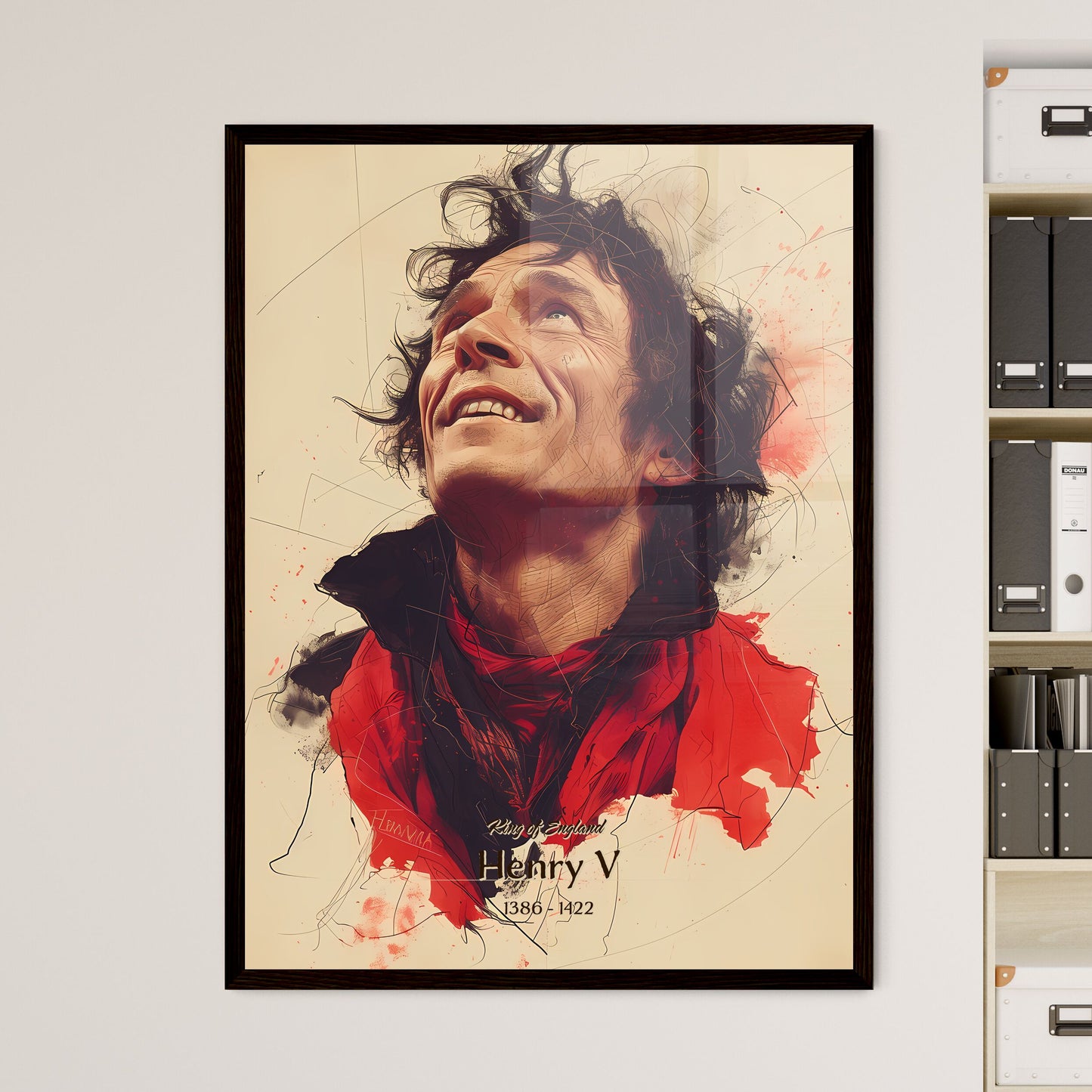 King of England - Framed Art Print