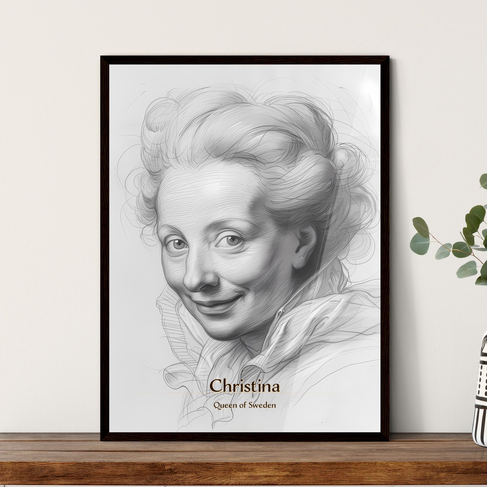 Christina - Framed Art Print