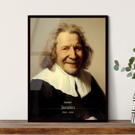 Cornelius, Jansen, 1585 - 1638, A Poster of a man with long hair and a white collar Default Title