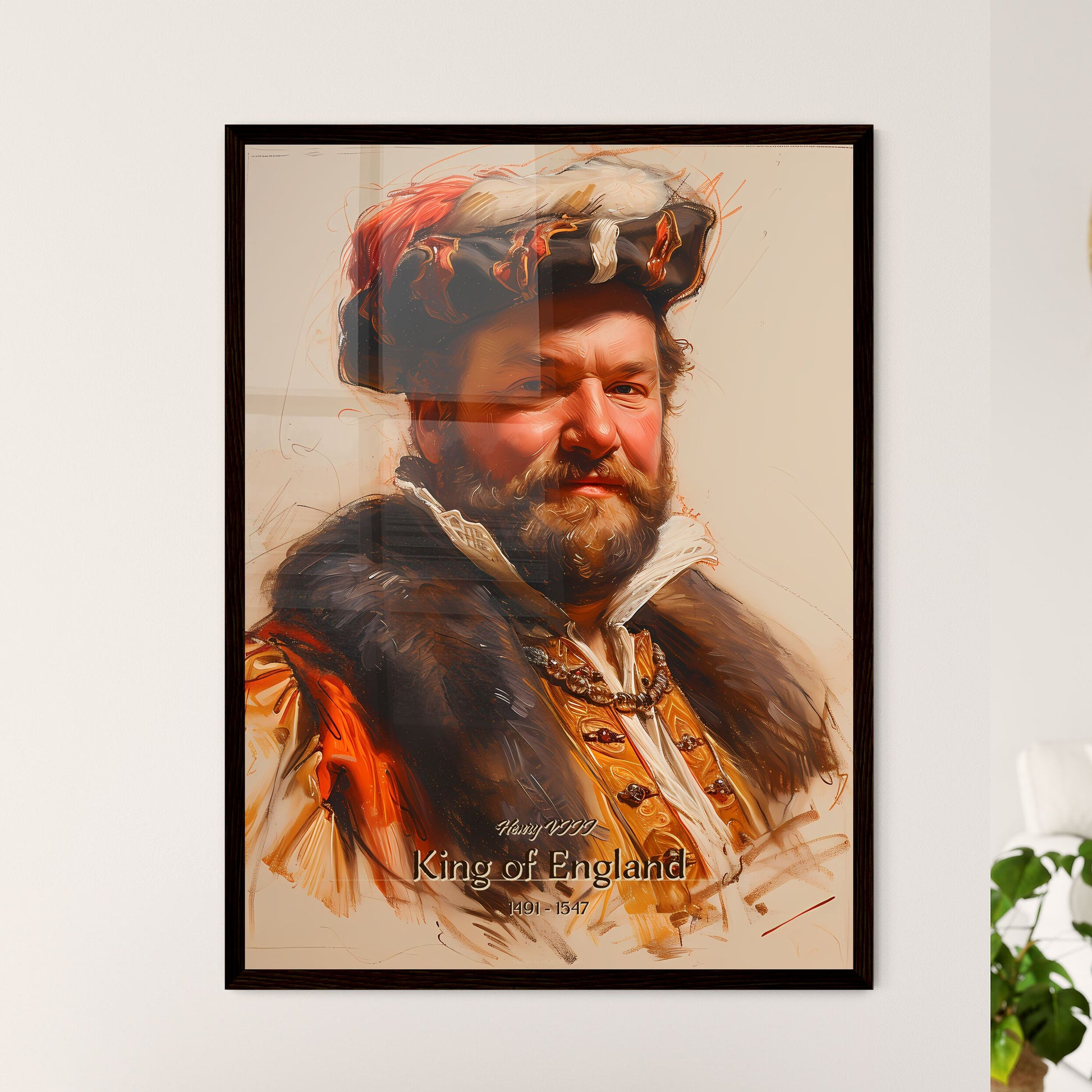 Henry VIII - Framed Art Print