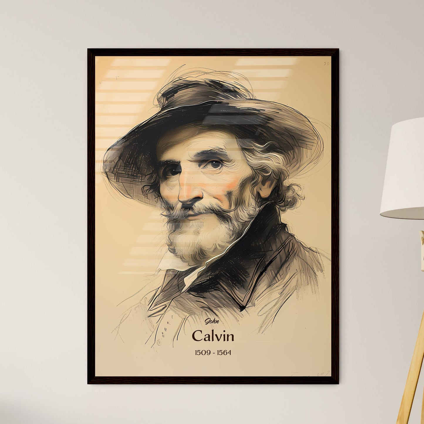 John - Framed Art Print