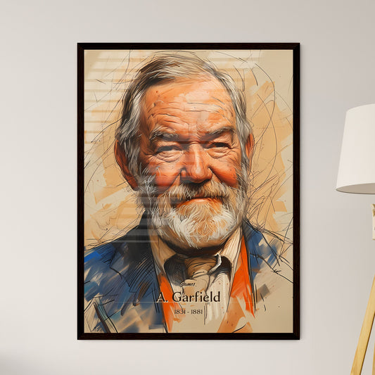 James - Framed Art Print