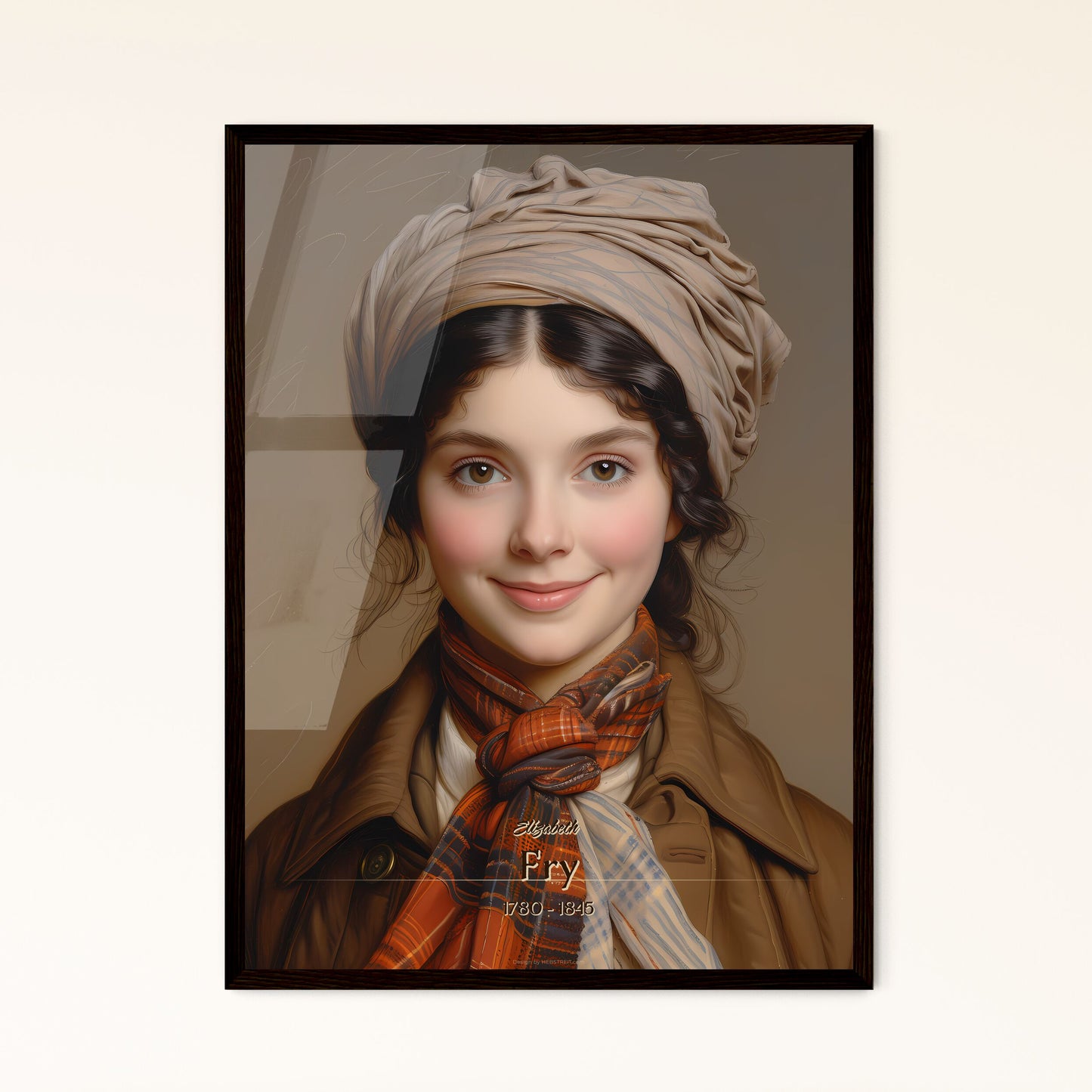 Elizabeth, Fry, 1780 - 1845, A Poster of a woman with a scarf on her head Default Title