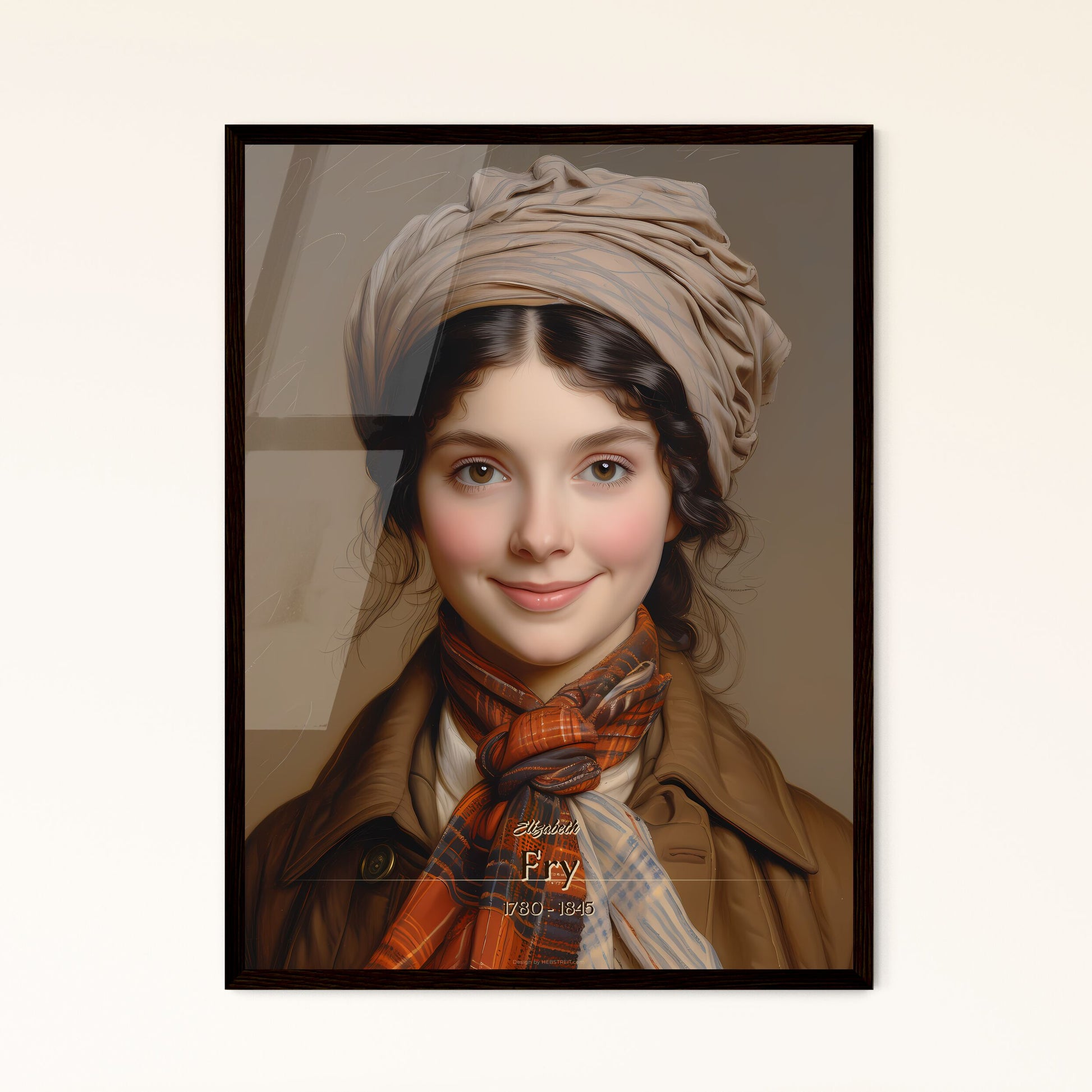 Elizabeth, Fry, 1780 - 1845, A Poster of a woman with a scarf on her head Default Title