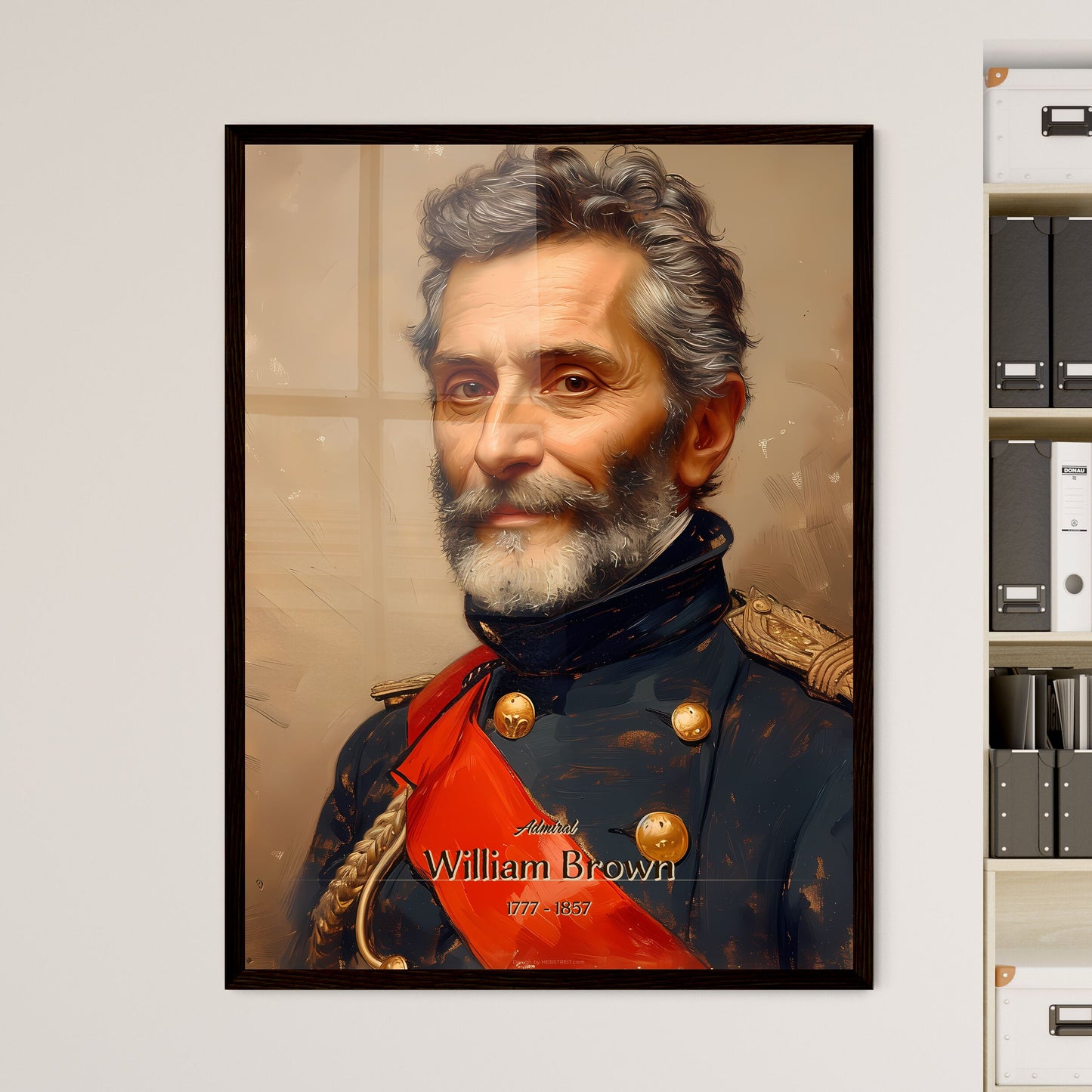 Admiral Framed Print