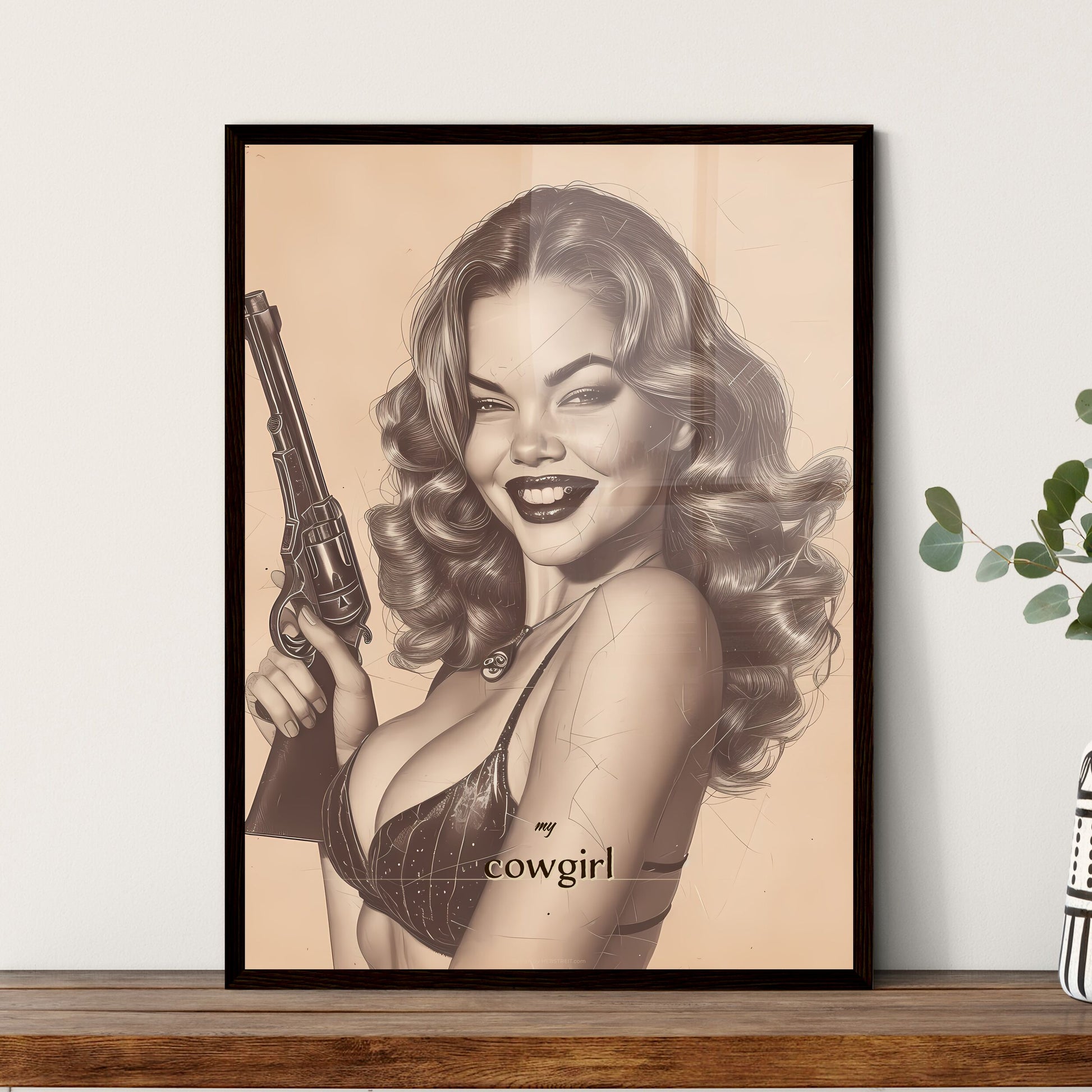 my - Framed Art Print