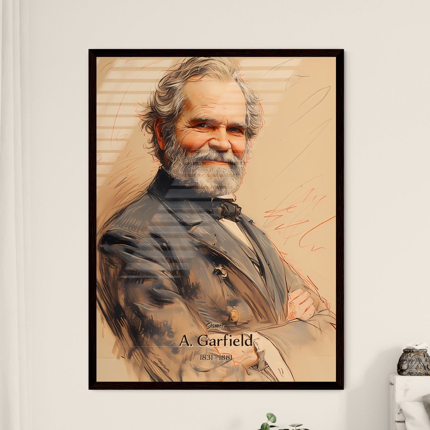 James Framed Print