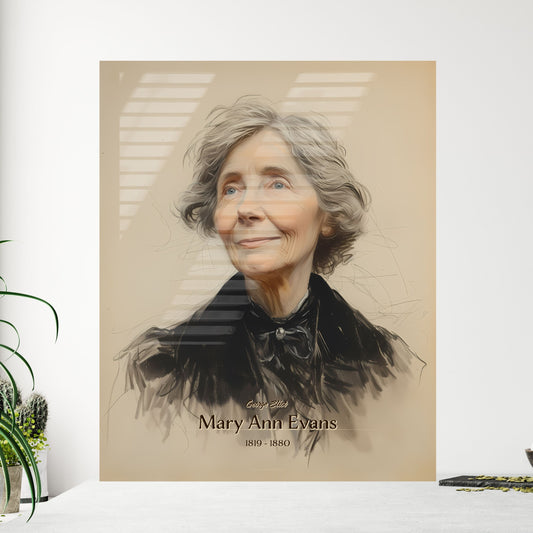 George Eliot - Framed Art Print