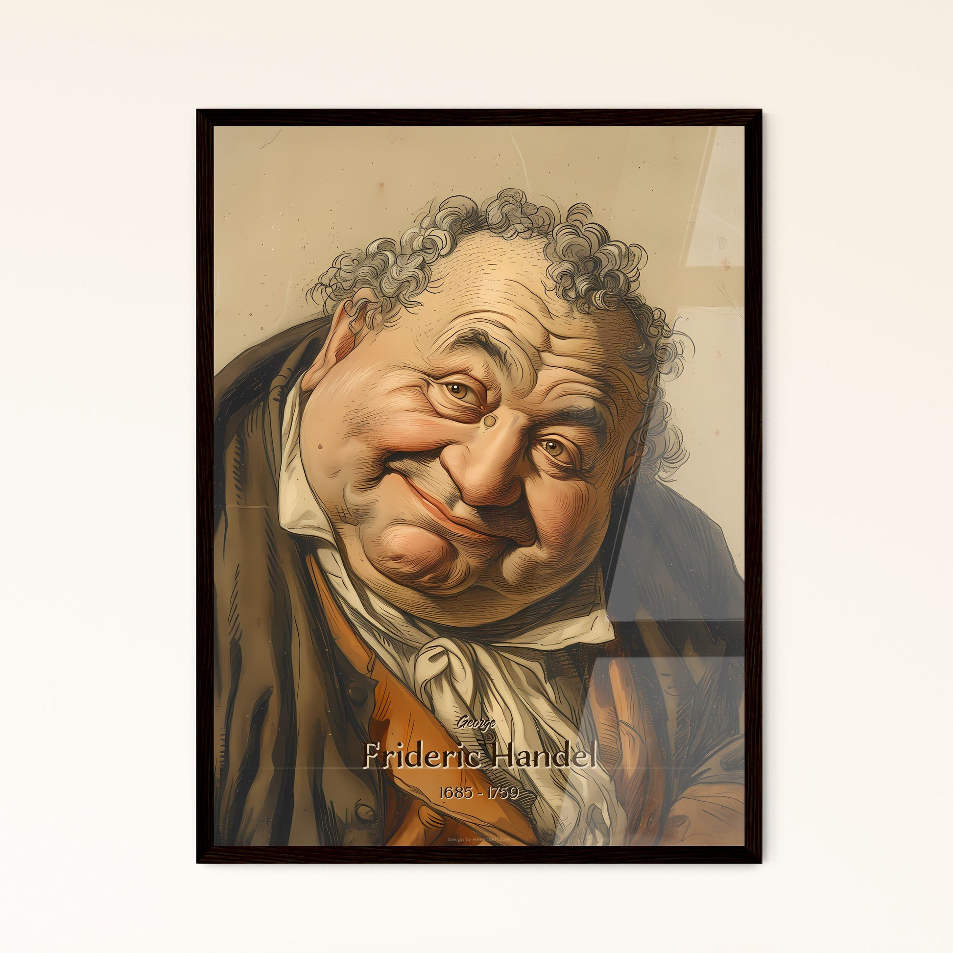 George - Framed Art Print