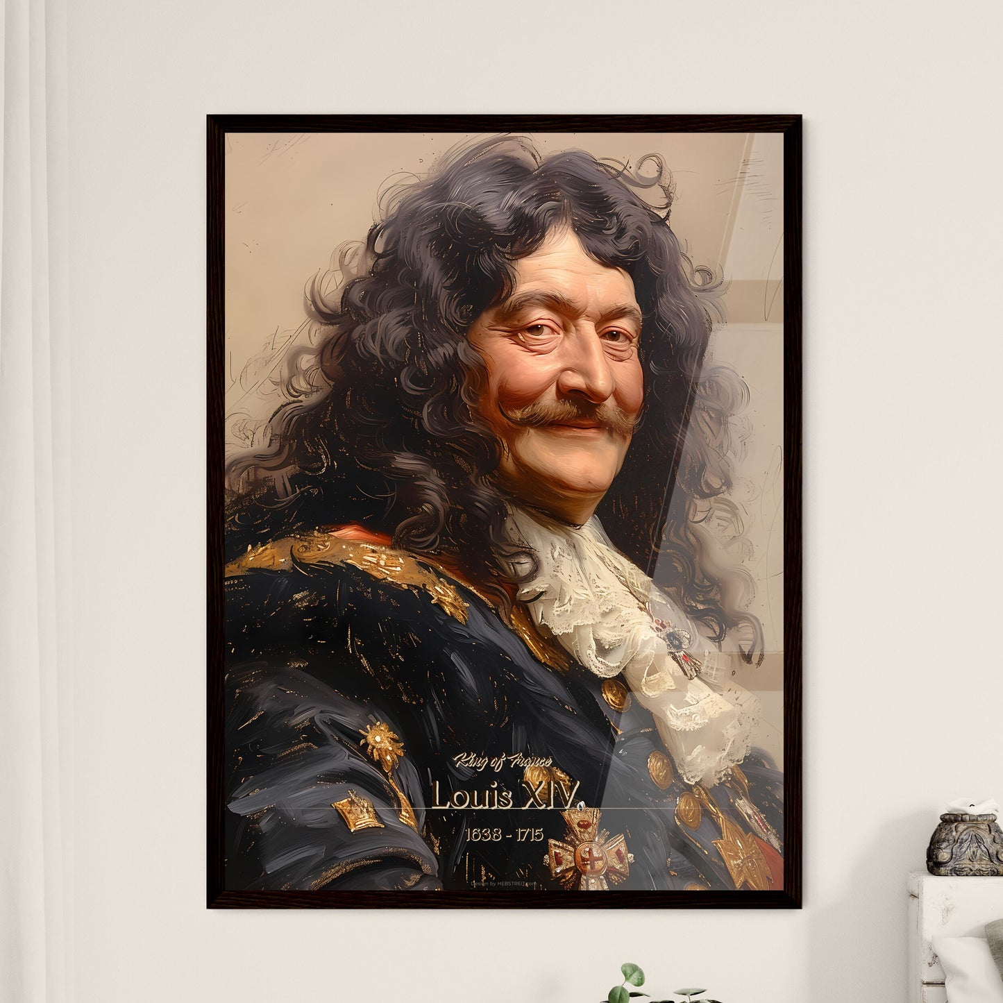 King of France - Framed Art Print