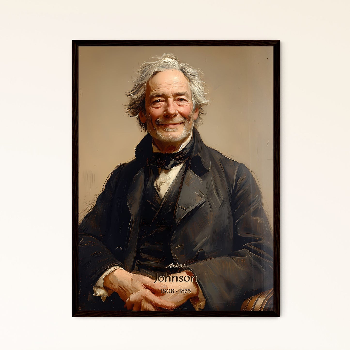 Andrew, Johnson, 1808 - 1875, A Poster of a man in a suit Default Title