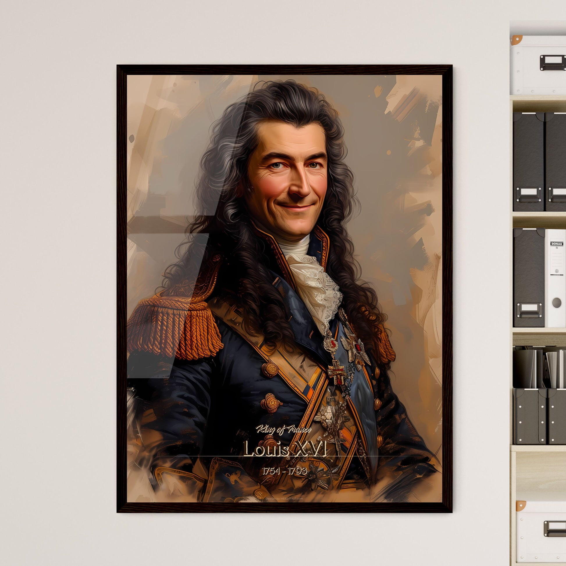 King of France - Framed Art Print