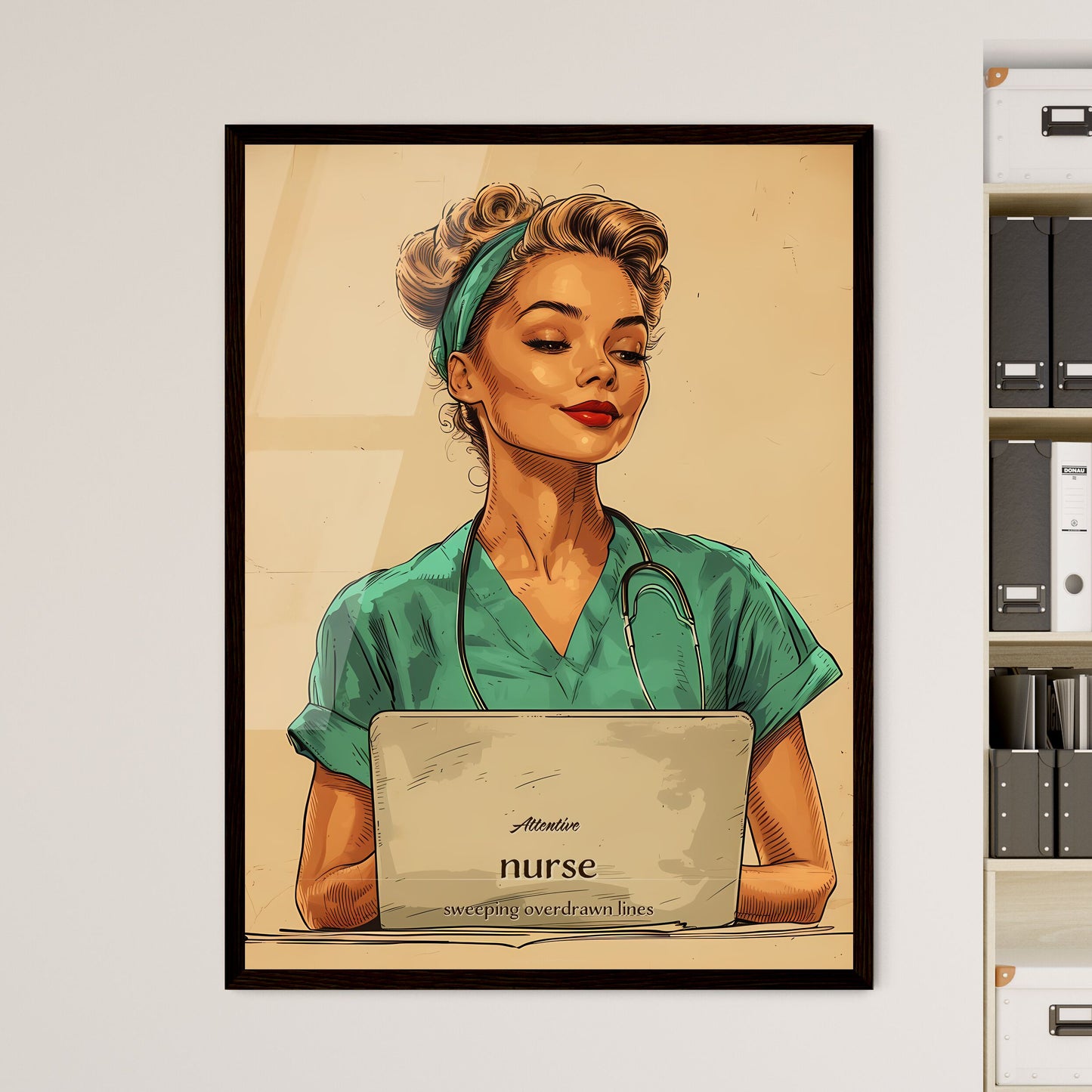 Attentive - Framed Art Print