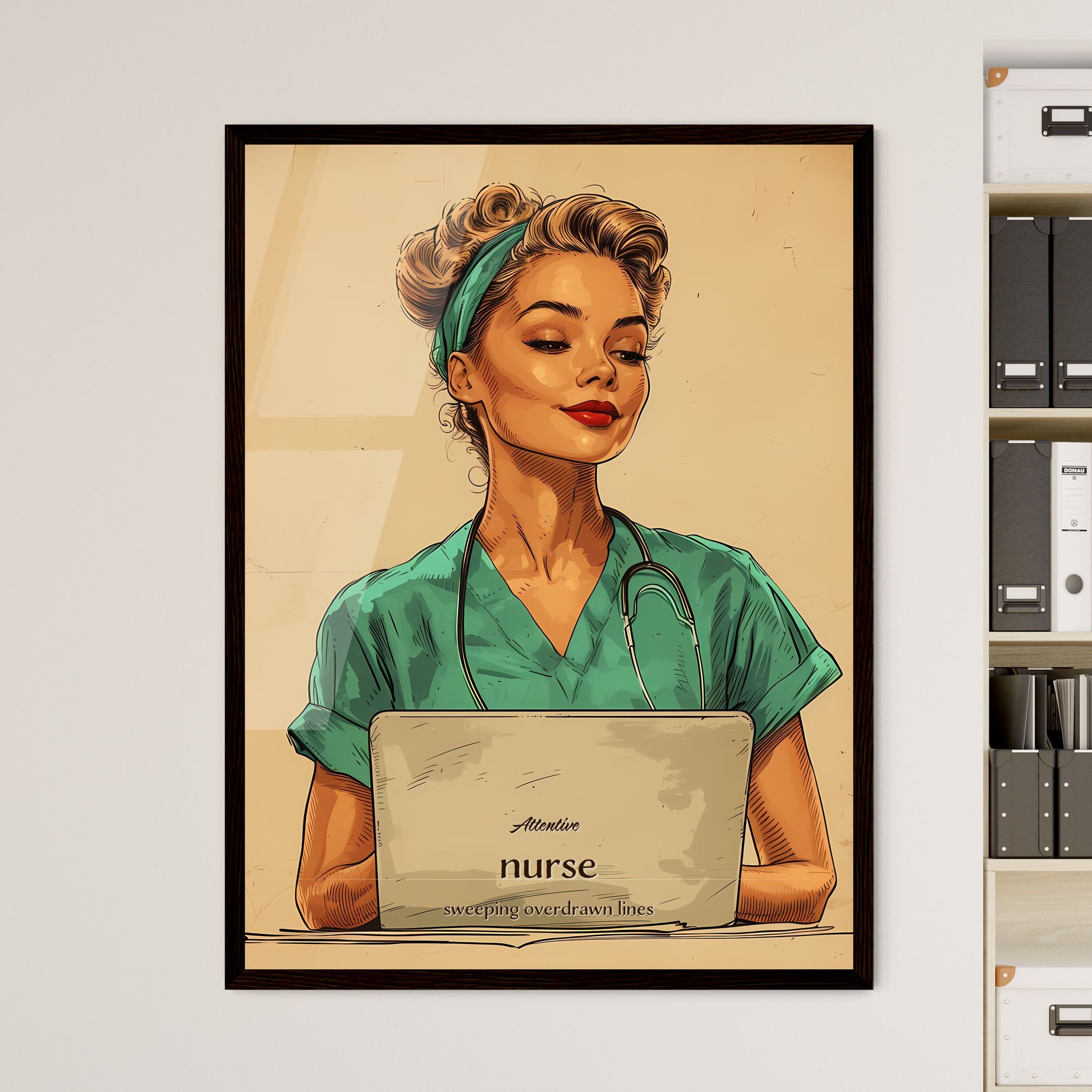 Attentive - Framed Art Print