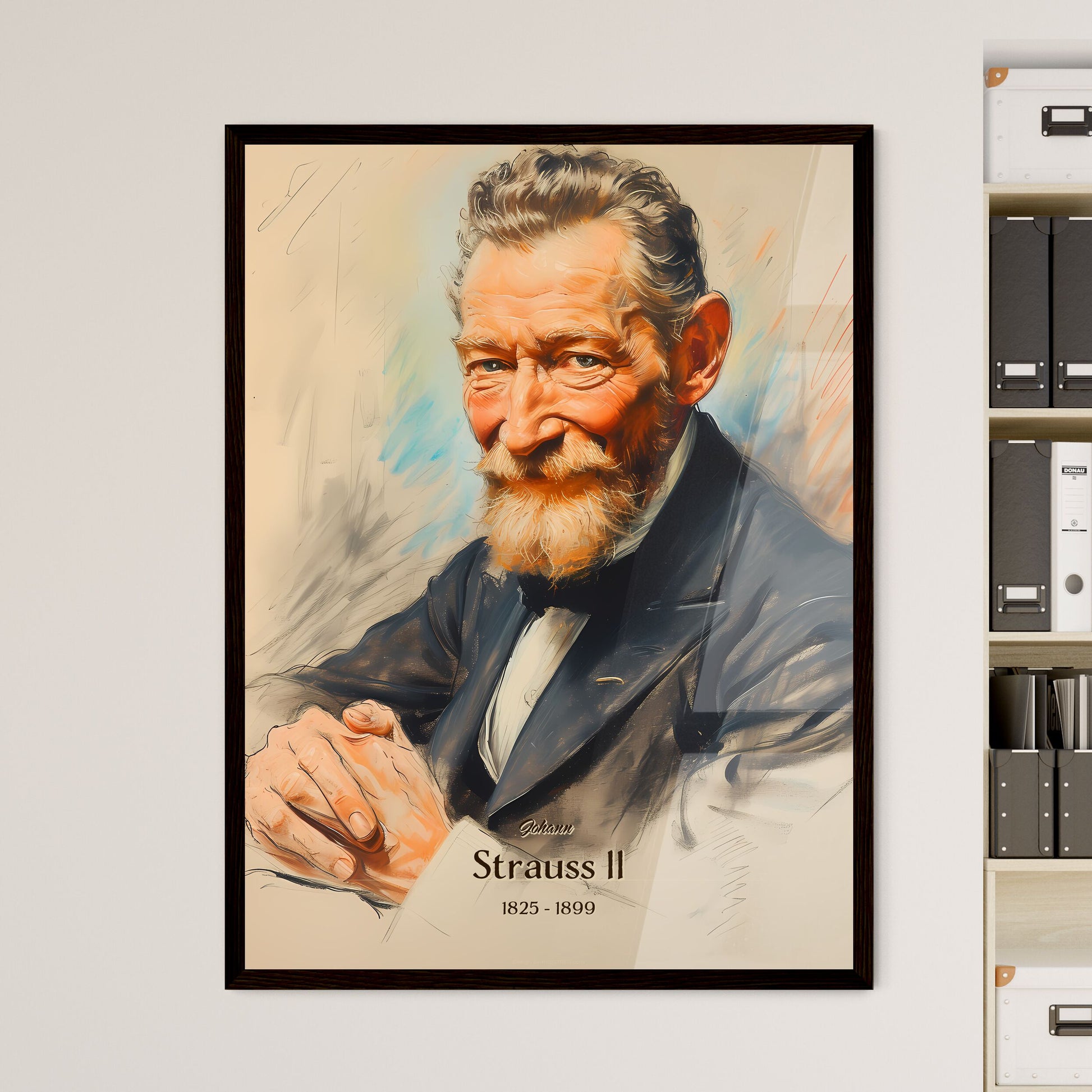 Johann Framed Print