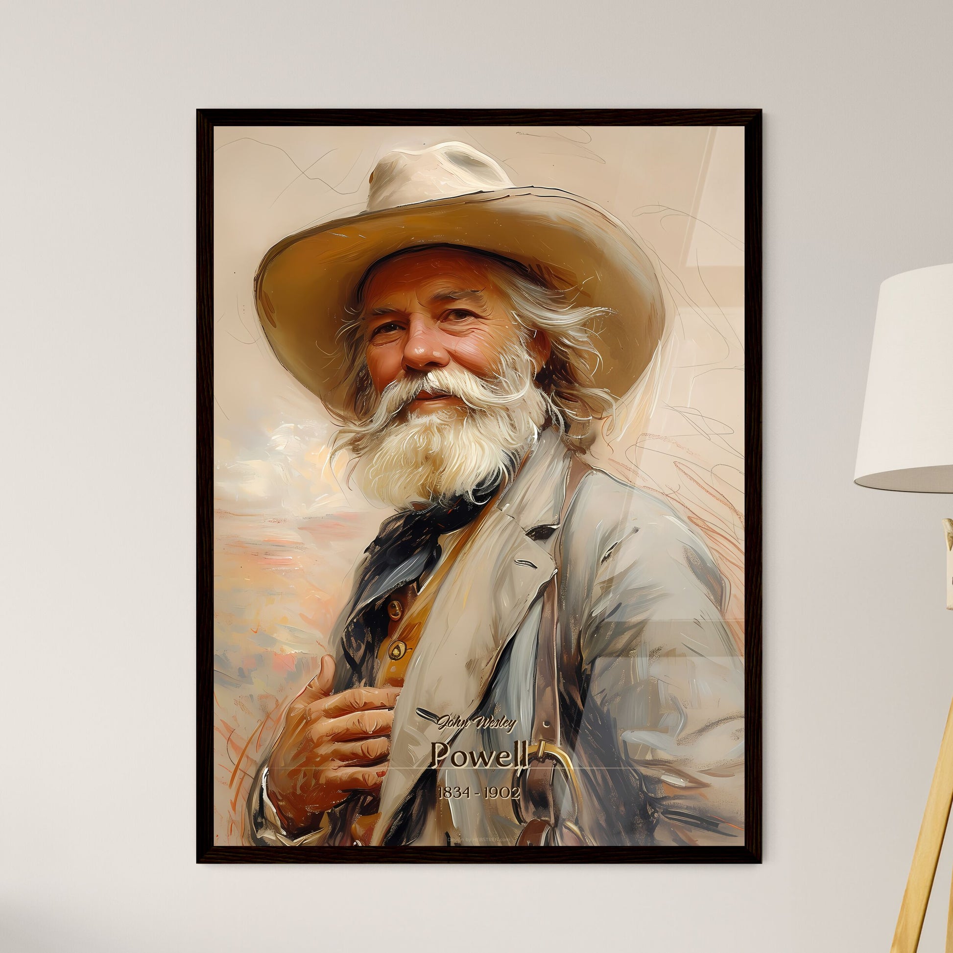 John Wesley Framed Print