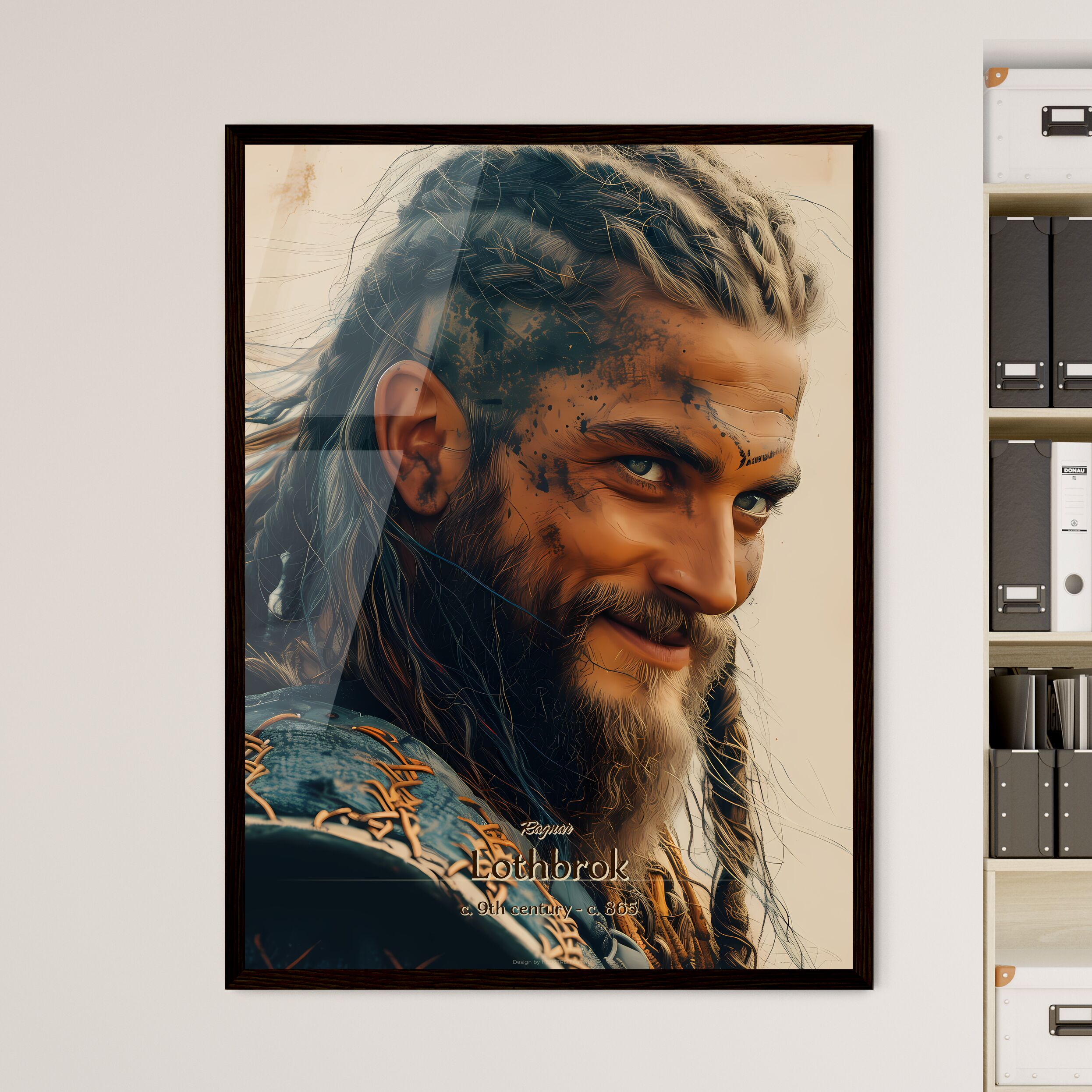 Ragnar, Lothbrok, c. 9th century - c. 865, A Poster of a man with ...