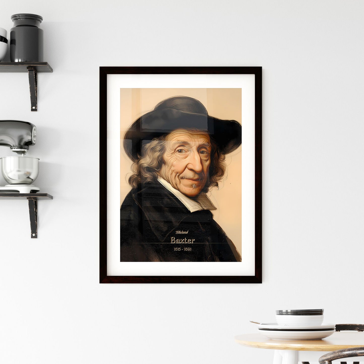 Richard, Baxter, 1615 - 1691, A Poster of a man in a hat Default Title