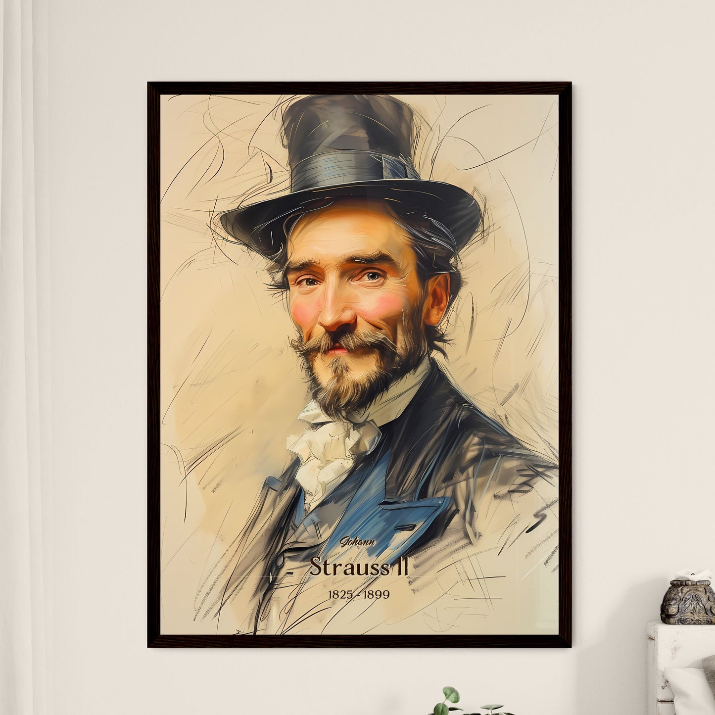 Johann Framed Print