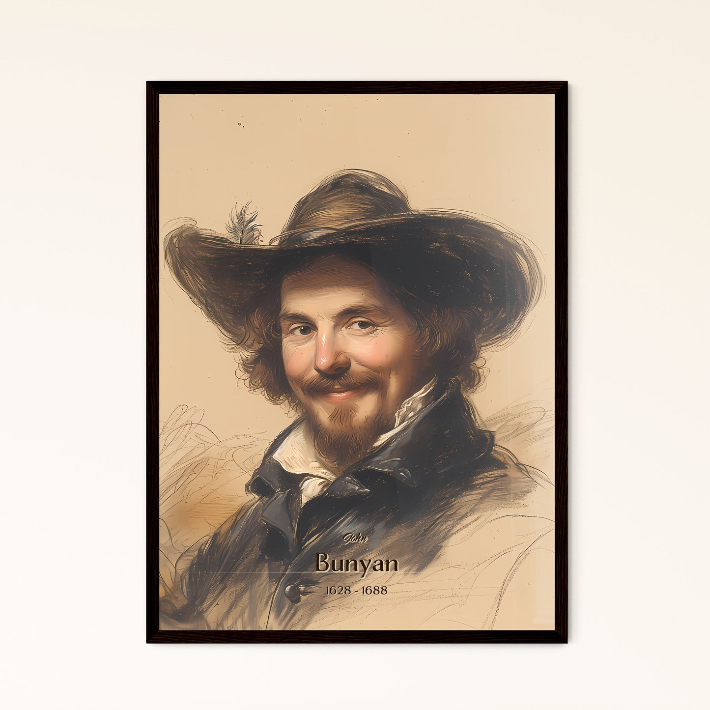 John - Framed Art Print