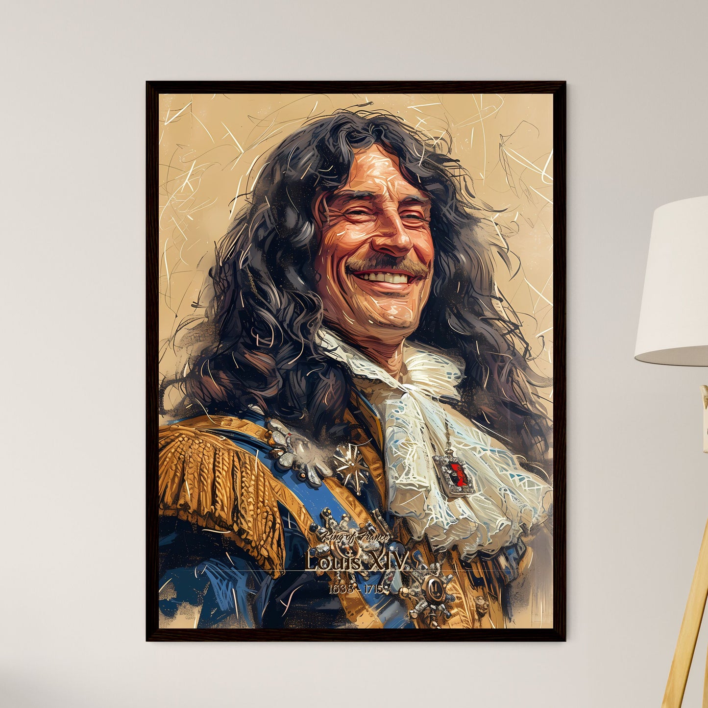 King of France - Framed Art Print